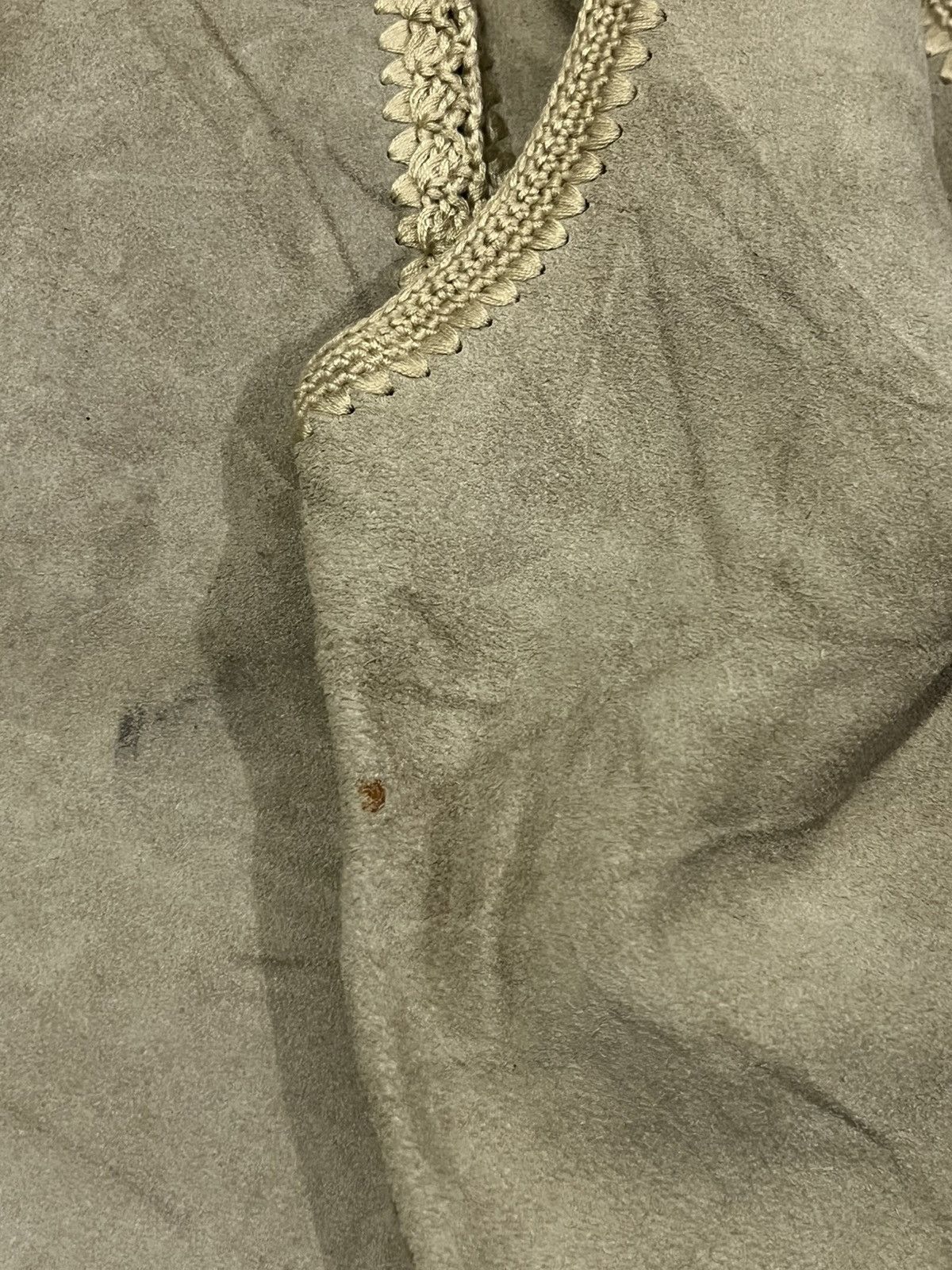 Genuine Leather × Leather × Vintage Vintage knitted leather Vest Size US M / EU 48-50 / 2 - 11 Thumbnail