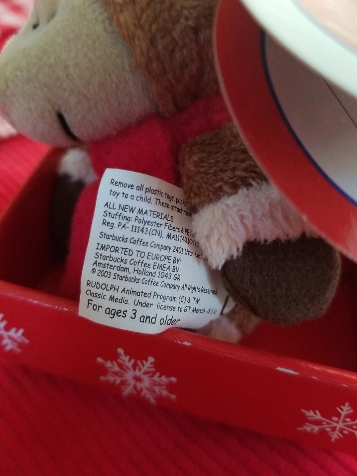 Other STARBUCKS Christmas GIFT SET, T Shirt, Magnet,Stockings RARE Size ONE SIZE - 6 Thumbnail