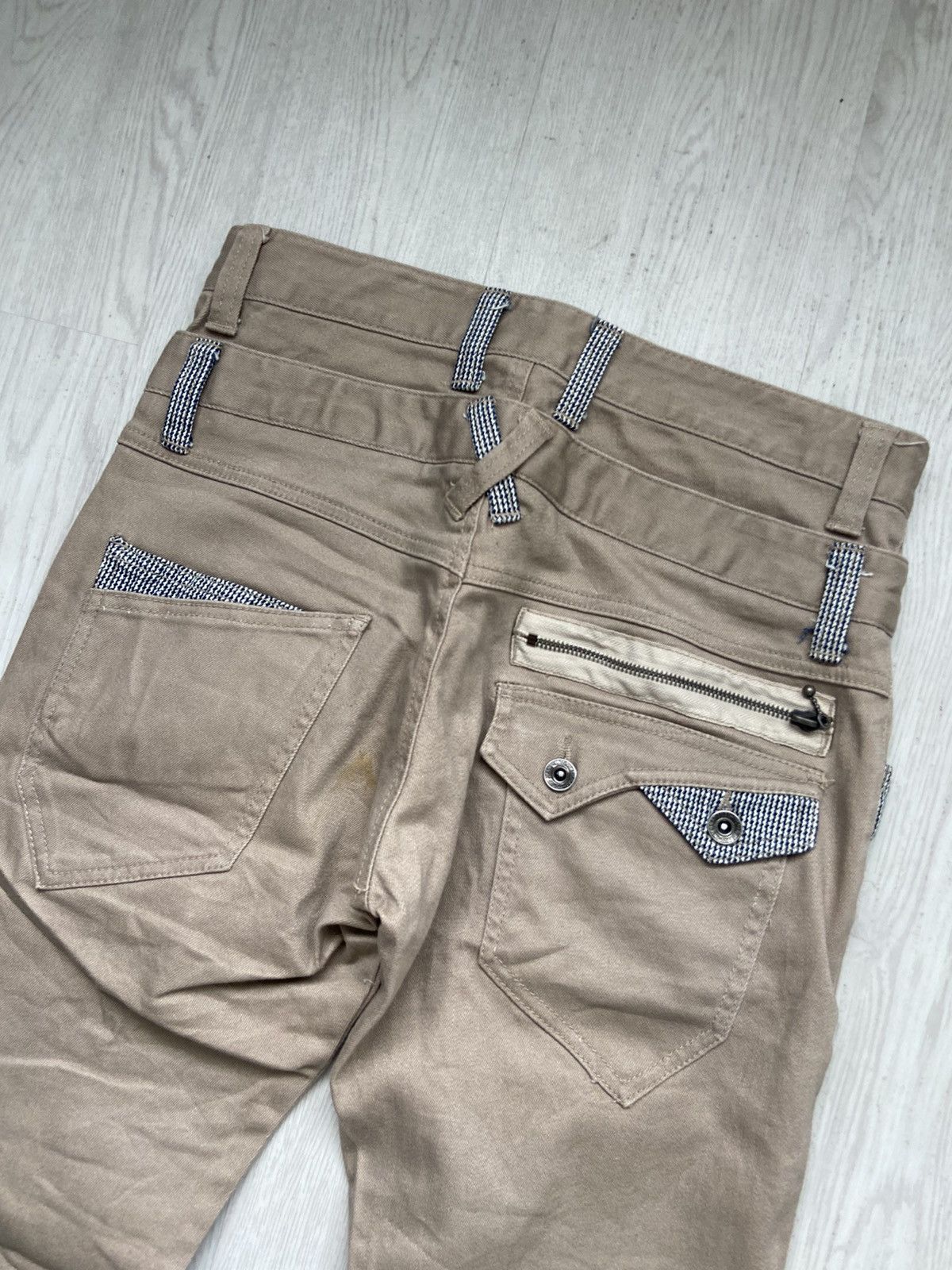 If Six Was Nine × Le Grande Bleu (L.G.B.) Vintage 2000’s Double Waist Zipper Flat Pocket Pants Size US 30 / EU 46 - 5 Thumbnail