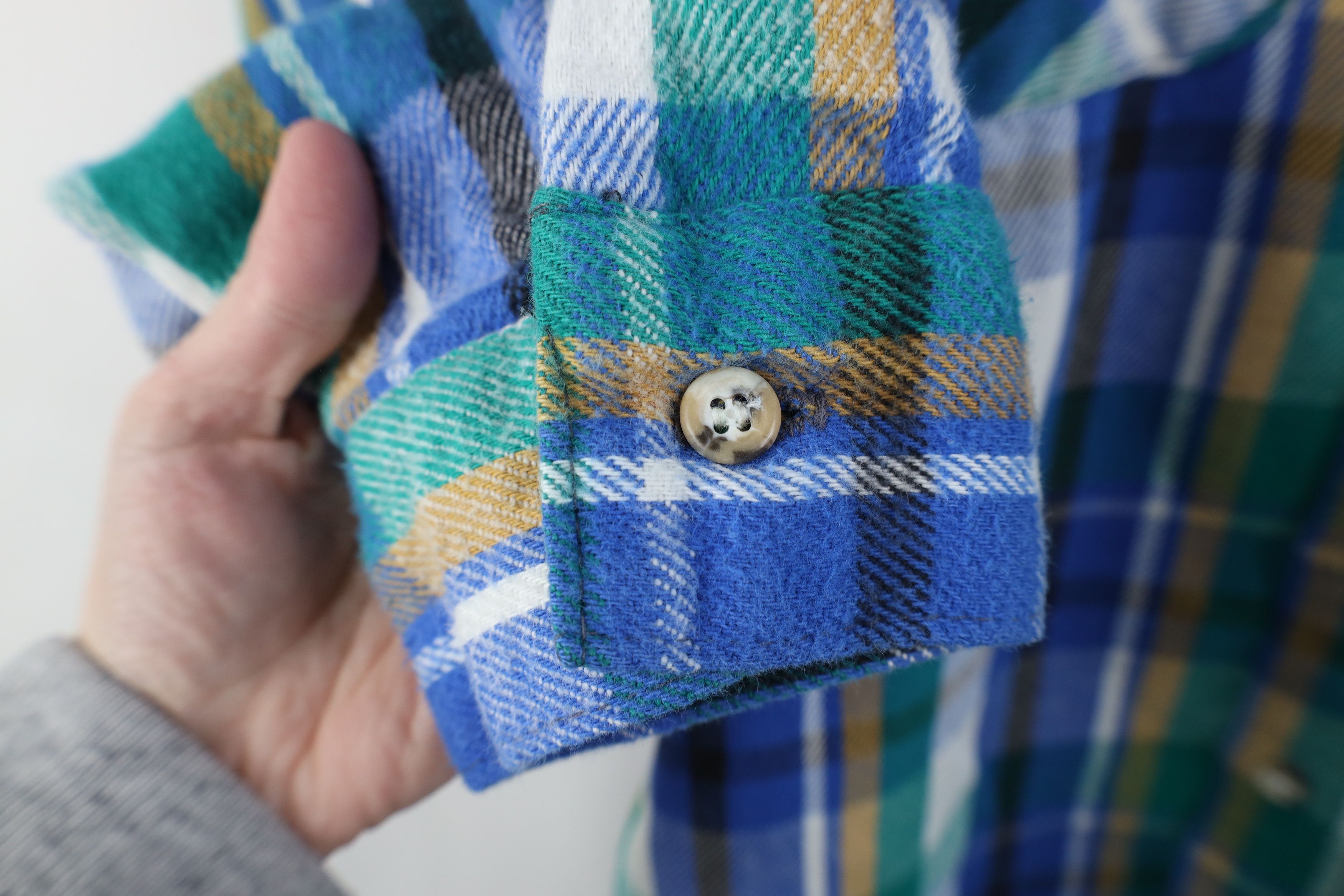 FiveBrother Vintage 90s Five Brother Heavy Flannel Button Shirt USA Size US L / EU 52-54 / 3 - 6 Thumbnail