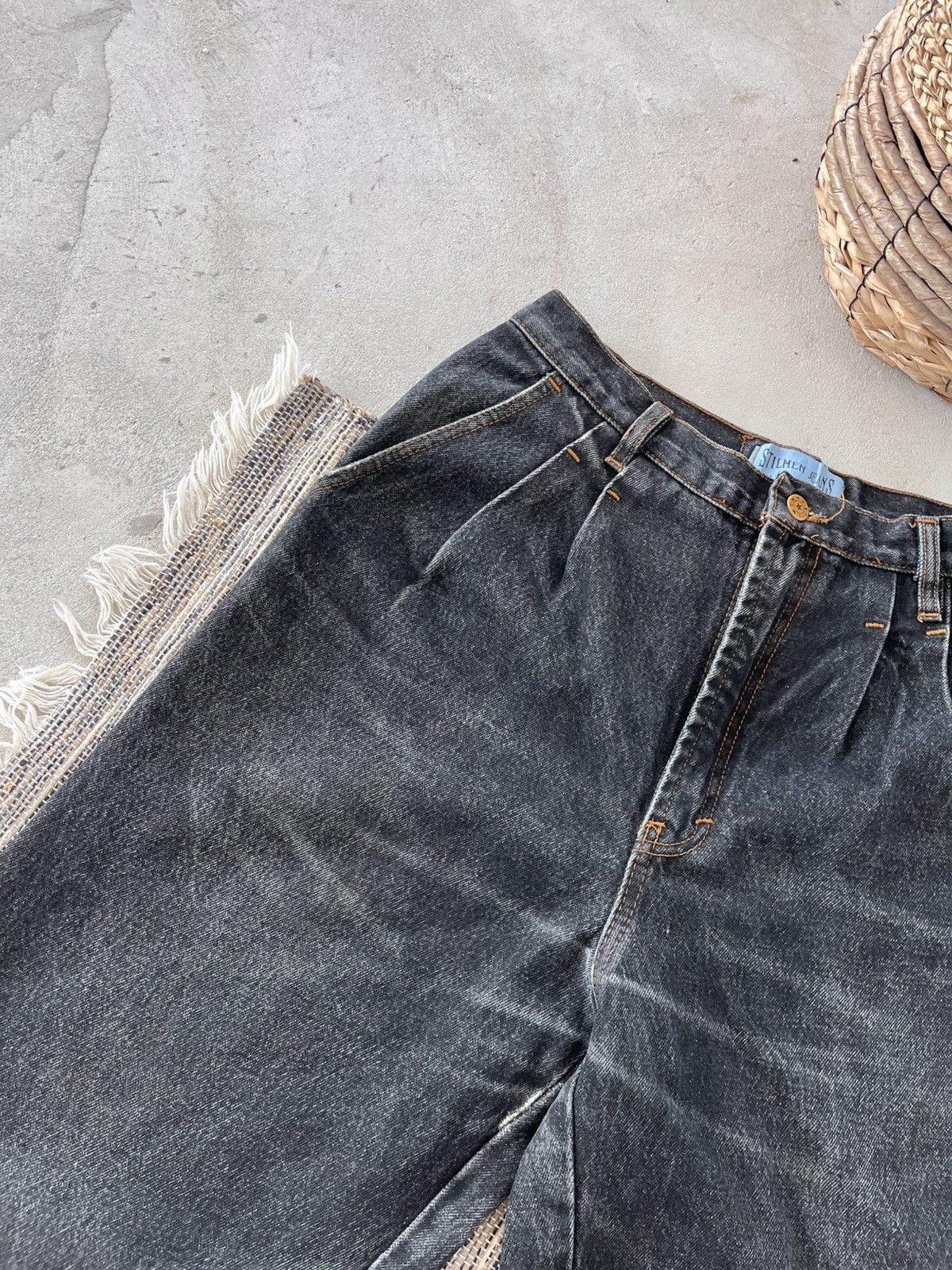 Cowboy Equipment Vintage Cowboy Denim Jeans Black Grey Marlboro Pants Y2K Size US 32 / EU 48 - 3 Thumbnail