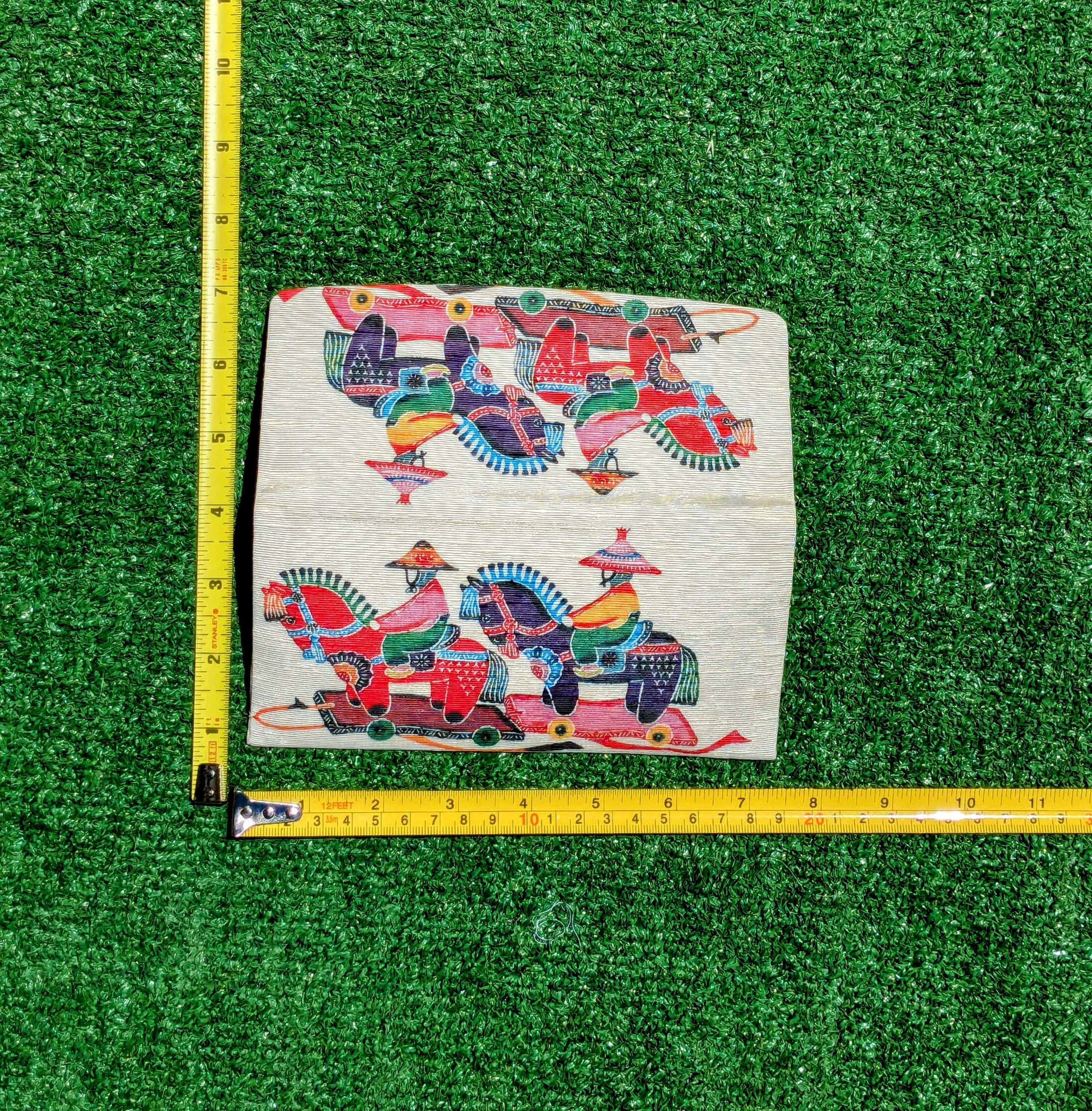 Vintage VTG Japanese Ryukyu Folk Art Chintz Sarasa Long Wallet NIP Size ONE SIZE - 4 Thumbnail