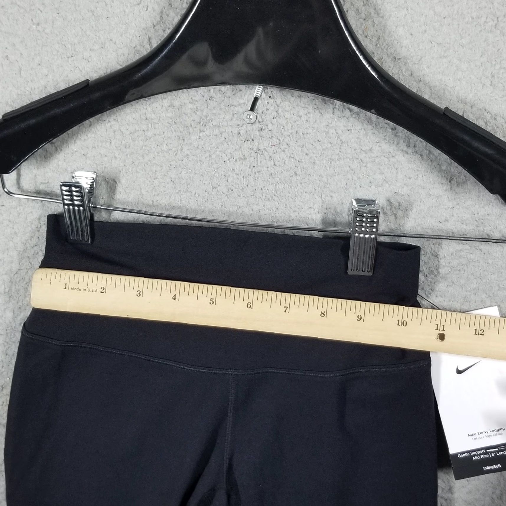 Nike Nike Women's XS Black High Rise Biker Shorts Athletic Gym Fitness Activewear Size 26" / US 2 / IT 38 - 3 Thumbnail