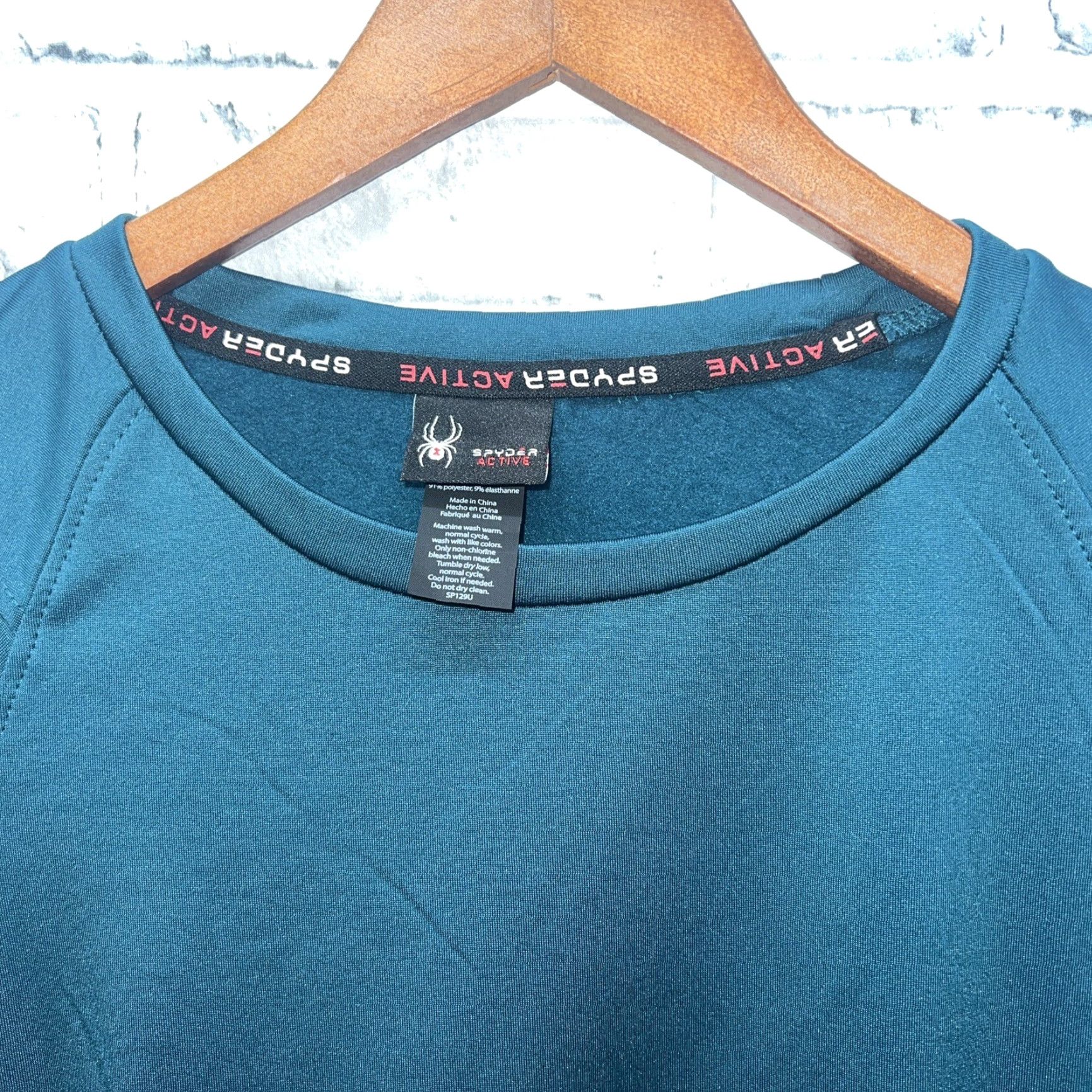 Spyder Spyder Blue Long Sleeve T-Shirt Mens XL Athletic Activewear Size US XL / EU 56 / 4 - 2 Thumbnail