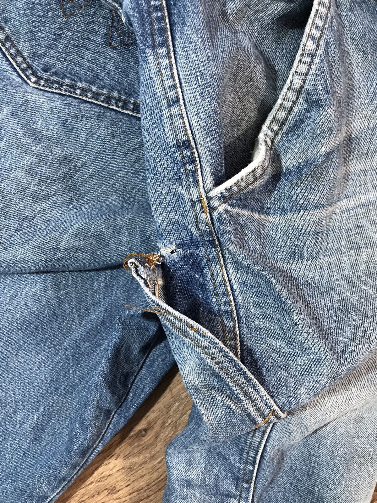 Japanese Brand × Vintage Vintage Distressed Denim Rap Pants Jeans Size US 40 / EU 56 - 14 Thumbnail