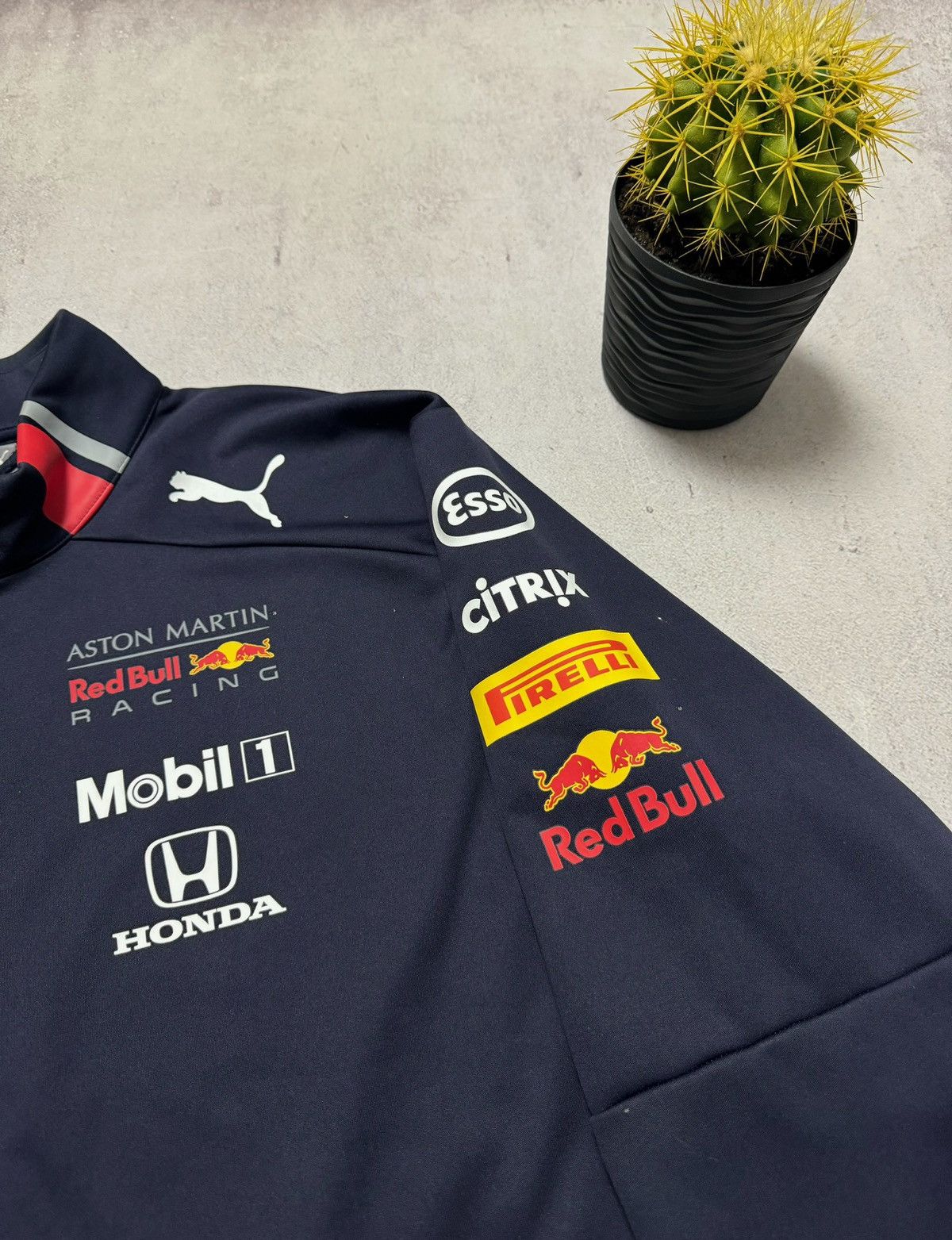 Puma × Red Bull Vintage Puma Red Bull Jacket Racing Aston Martin F1 Big Logo Size US XXL / EU 58 / 5 - 6 Thumbnail