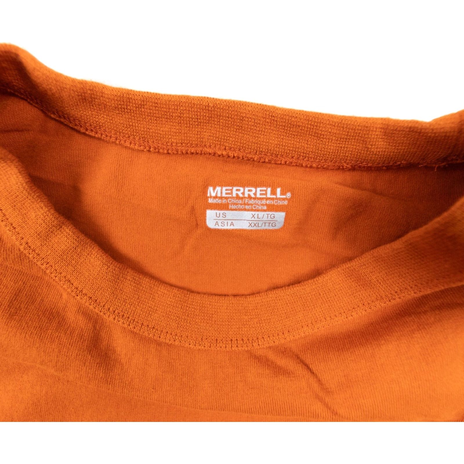 Merrell Merrell Women's Moab Icon Tee Shirt XL Orange Crew Neck Short Sleeve T-Shirt Size XL / US 12-14 / IT 48-50 - 6 Thumbnail