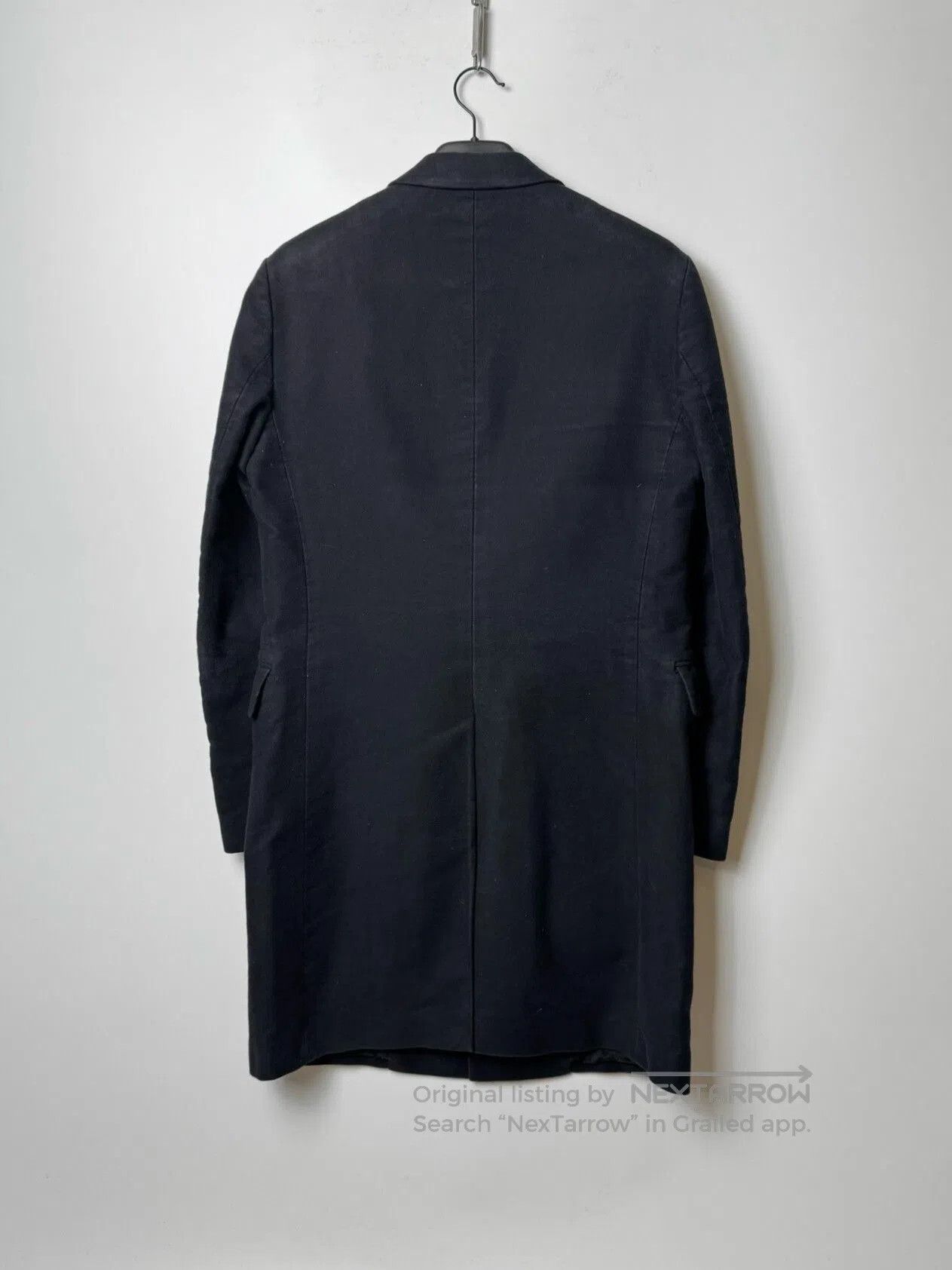 Helmut Lang Helmut Lang 2003 Moleskin Black Coat. Size US S / EU 44-46 / 1 - 2 Thumbnail