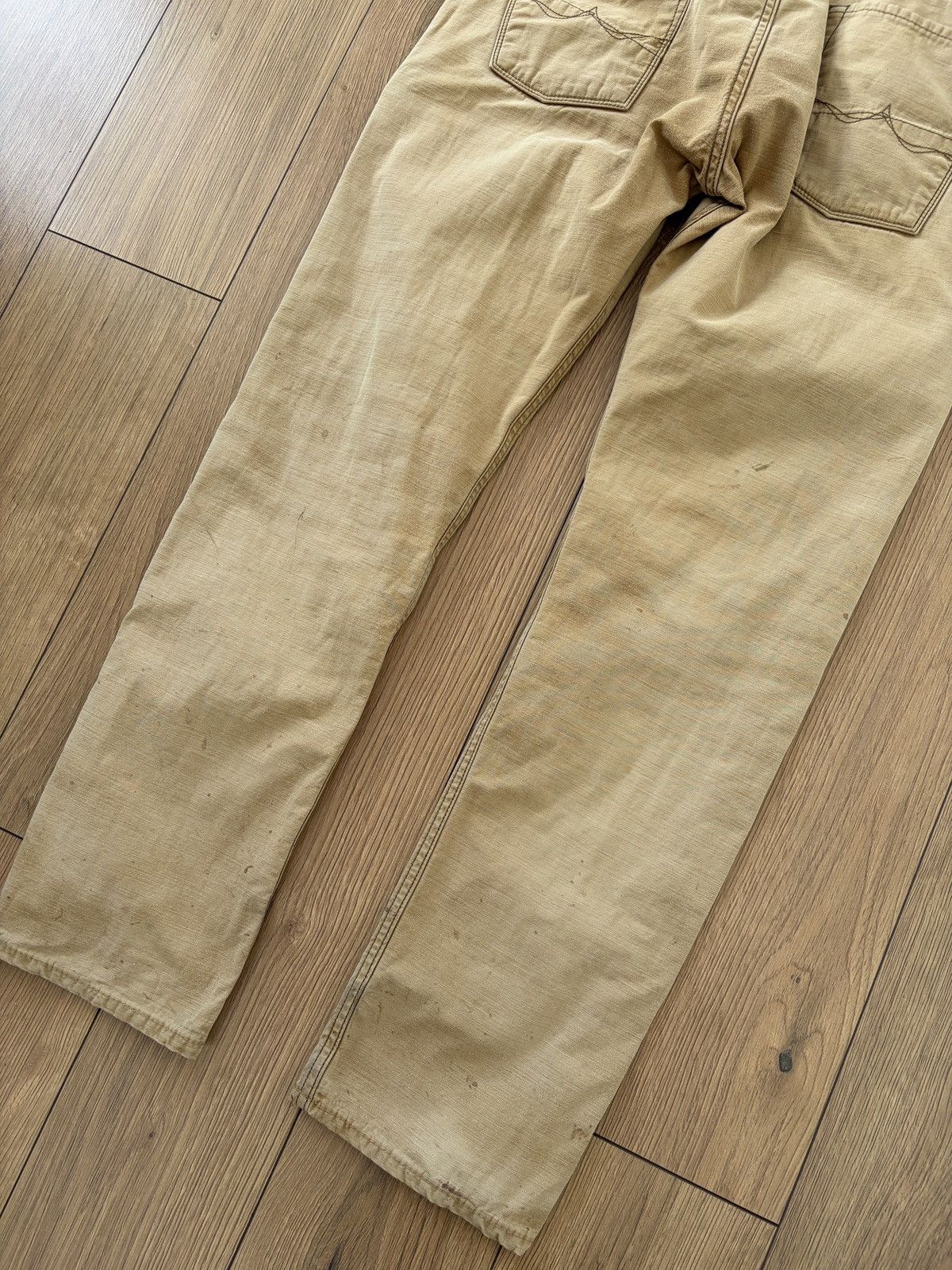 Scarti-Lab Scarti-Lab Stained Faded Sand Chino 06RS SG824 Size US 32 / EU 48 - 13 Thumbnail