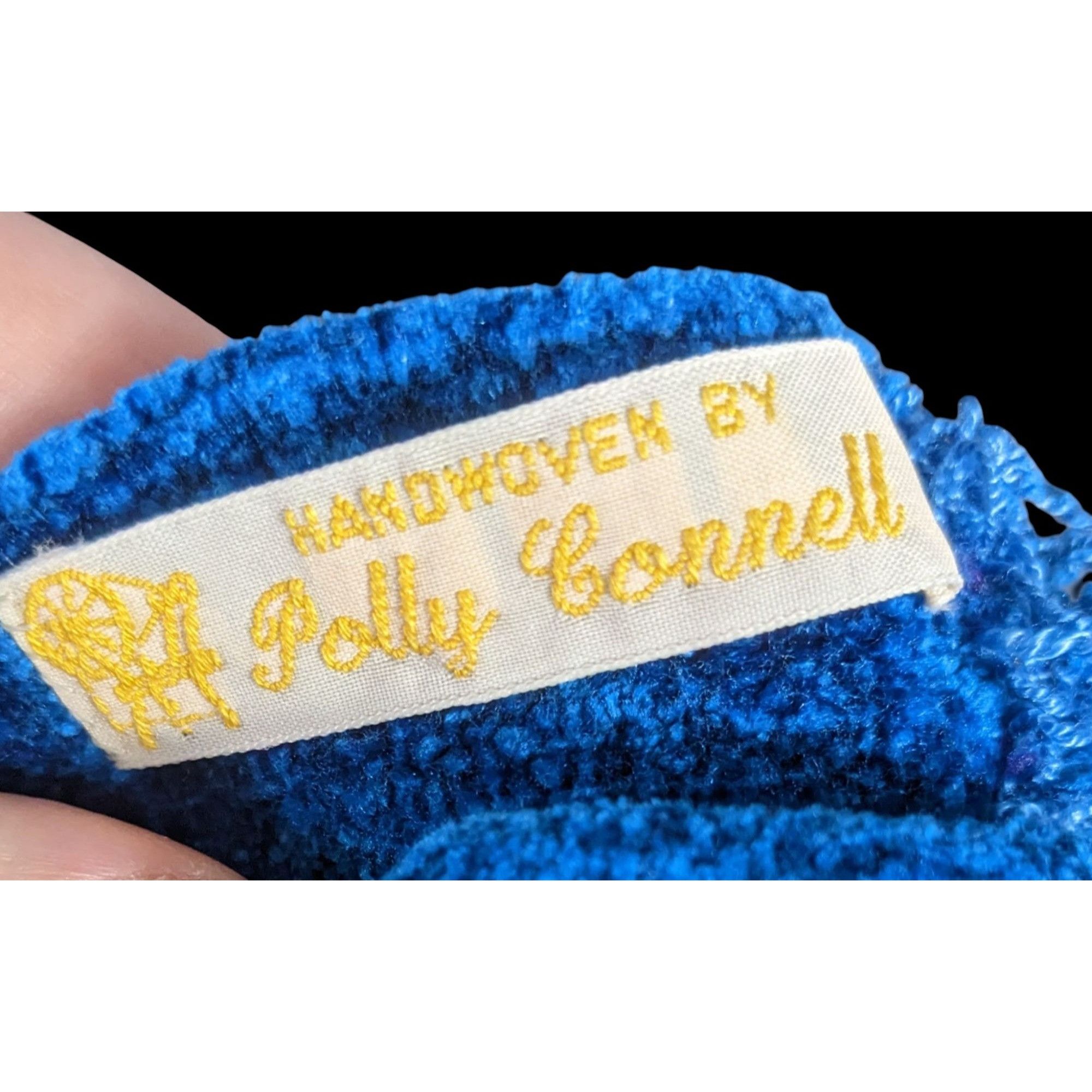 Other Cozy Ombre Handwoven By Polly Connell Blue & Purple Chenille Size ONE SIZE - 5 Thumbnail