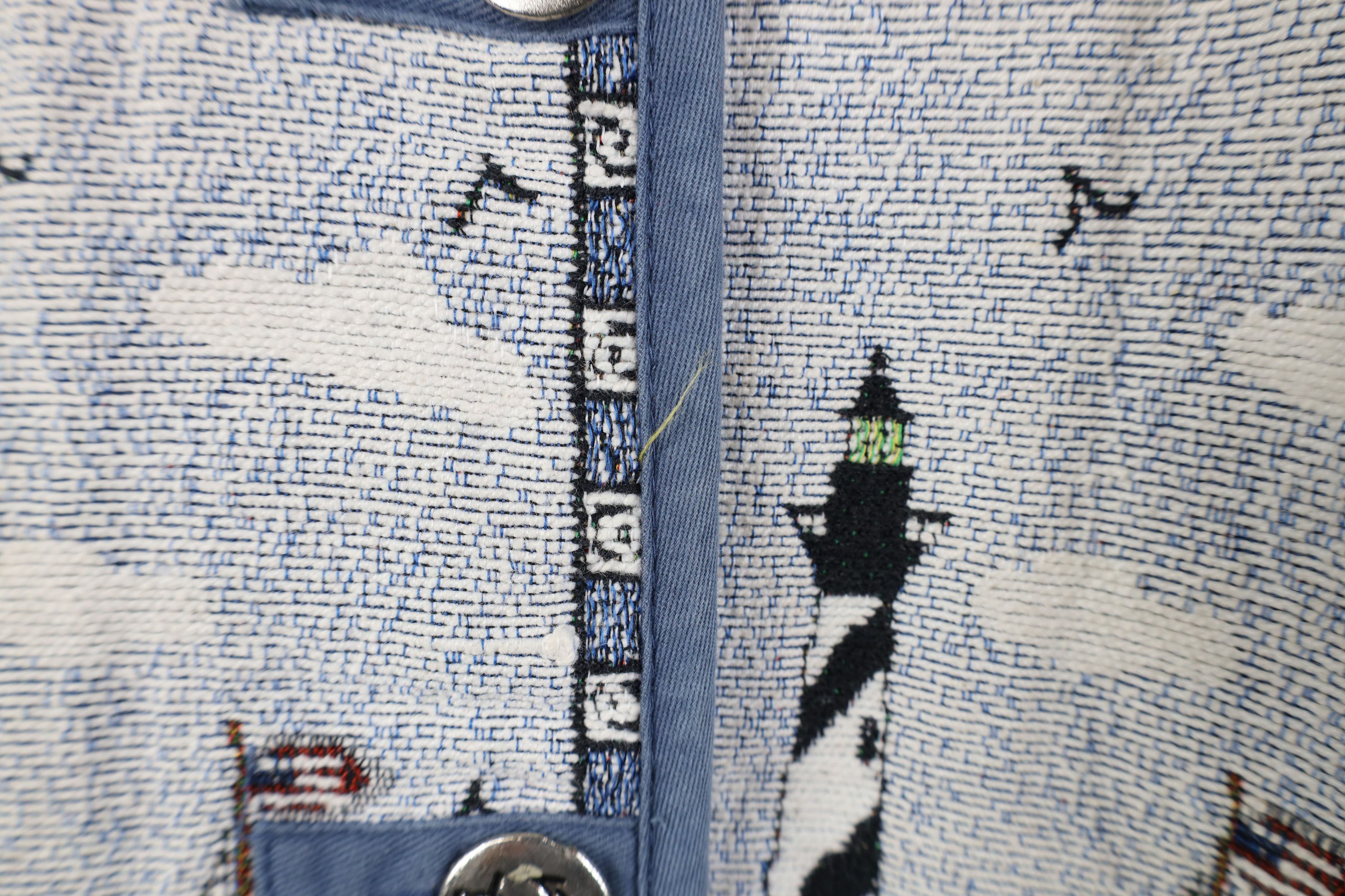 Vintage Vintage 90s Streetwear Lighthouse Needlepoint Jacket Size M / US 6-8 / IT 42-44 - 5 Thumbnail