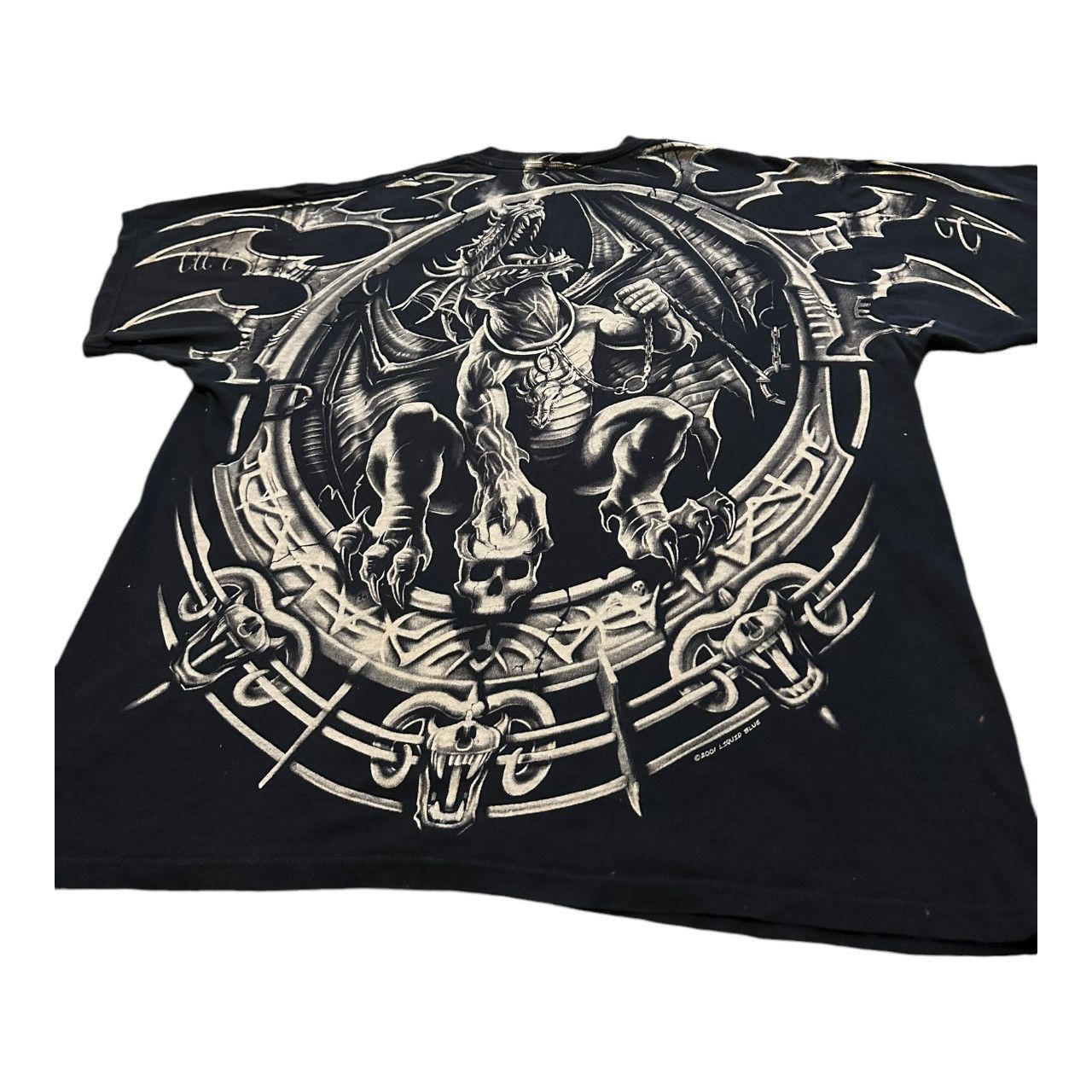 Liquid Blue × Vintage Vintage Liquid blue tshirt with dragons Size US XL / EU 56 / 4 - 5 Thumbnail