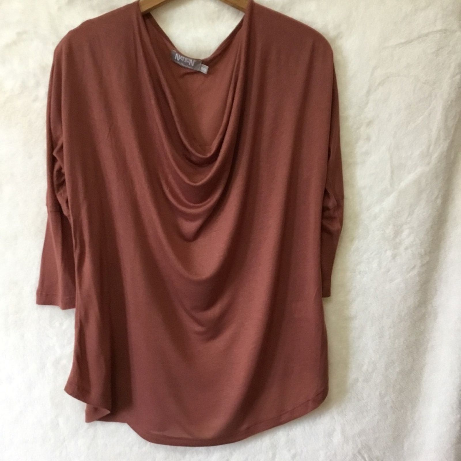 Other Nation LTD by Jen Menchaca Brownish-Red Long Shirt Size XS / US 0-2 / IT 36-38 - 1 Thumbnail