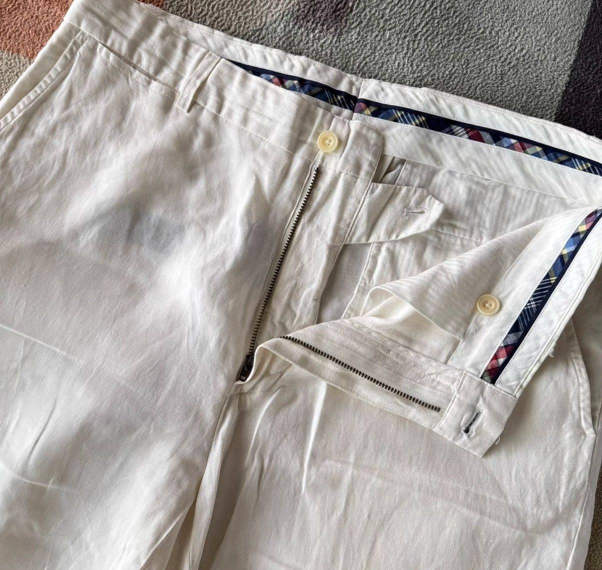 Polo Ralph Lauren Ralph Lauren Polo RL Silk Linen Pants K22 Size US 32 / EU 48 - 5 Thumbnail