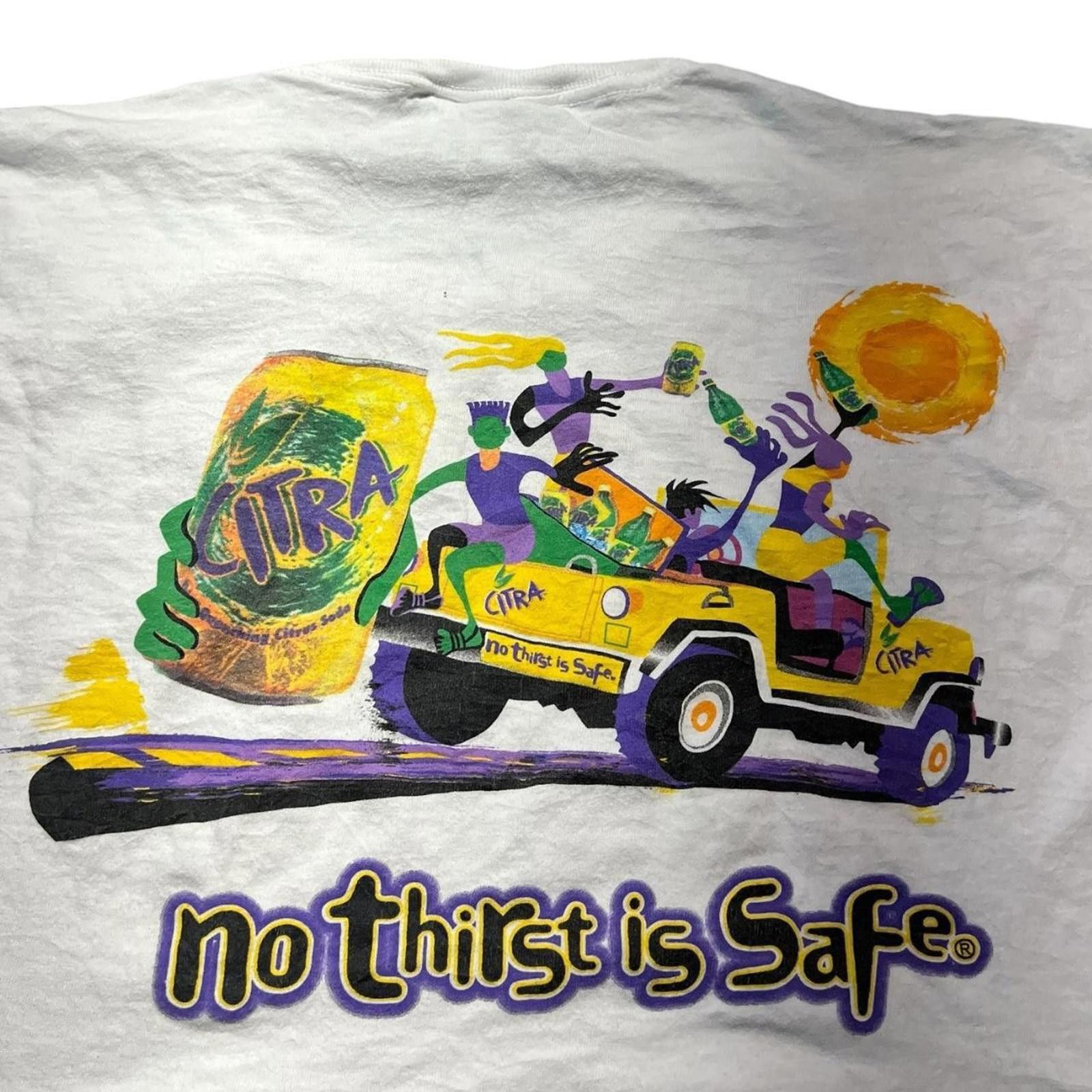 Designer Vintage Citra Soda T Shirt Mens Size US XL / EU 56 / 4 - 3 Thumbnail