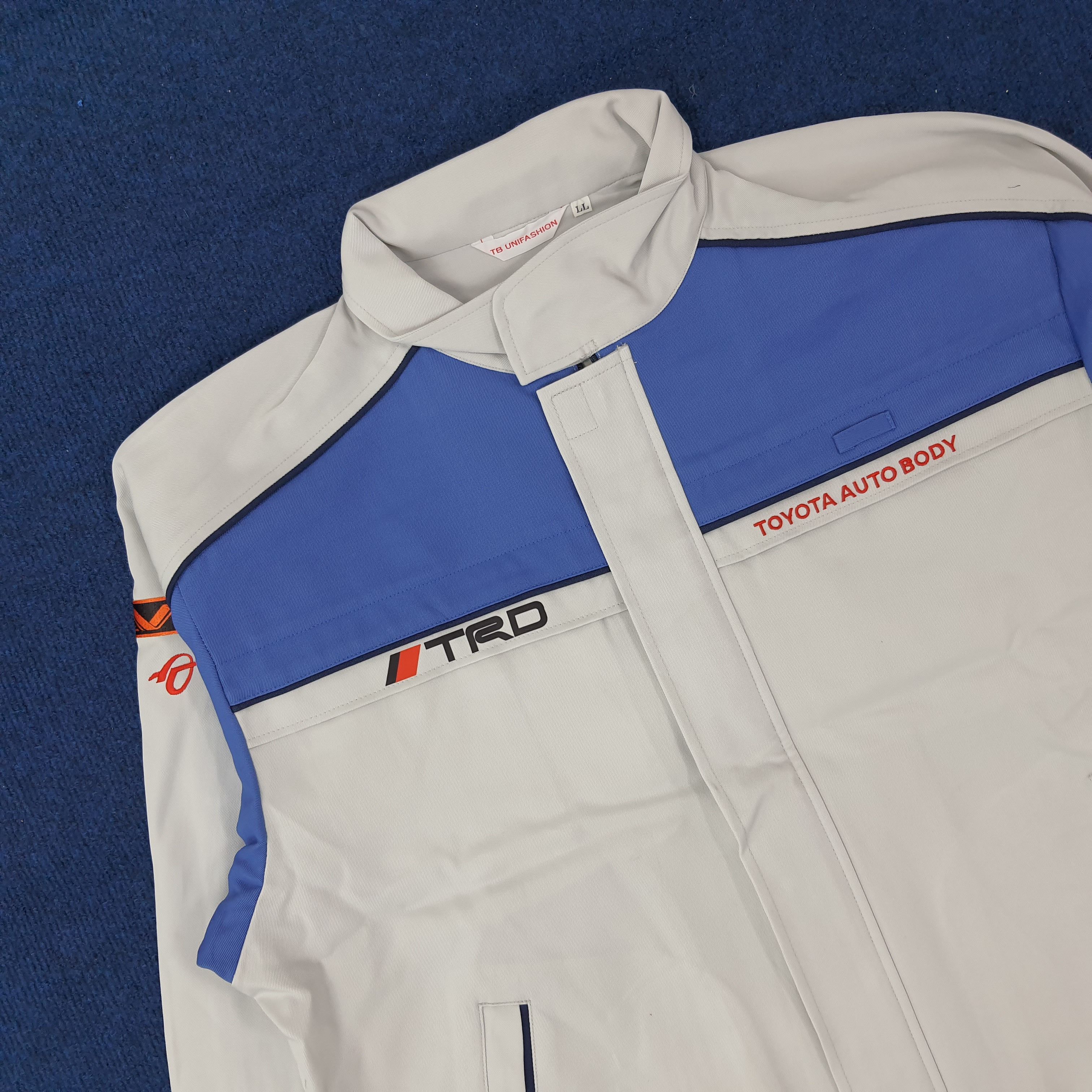 Japanese Brand Vintage TRD Toyota Motorsports Racing Jacket C246N2 Size US XL / EU 56 / 4 - 4 Thumbnail