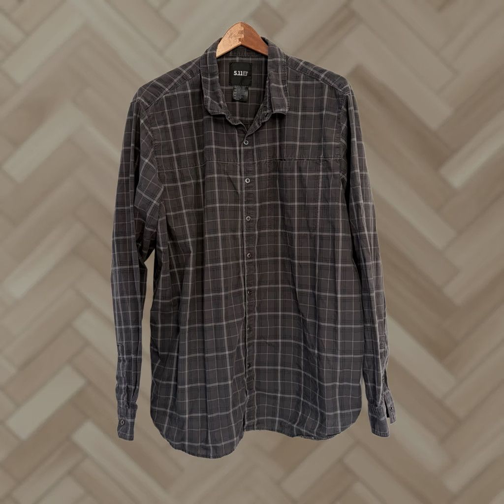 Vintage REI Co-op Mens Gray Plaid Flannel Shirt Button Up Long Sleeve sz XL Size US XL / EU 56 / 4 - 1 Thumbnail