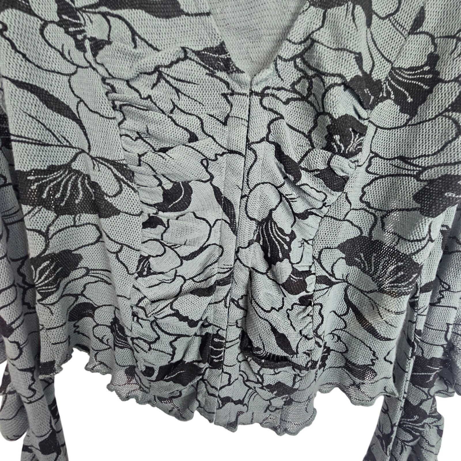 Free People Free People Floral Through The Meadow Top L Boho Hippie Size L / US 10 / IT 46 - 4 Thumbnail
