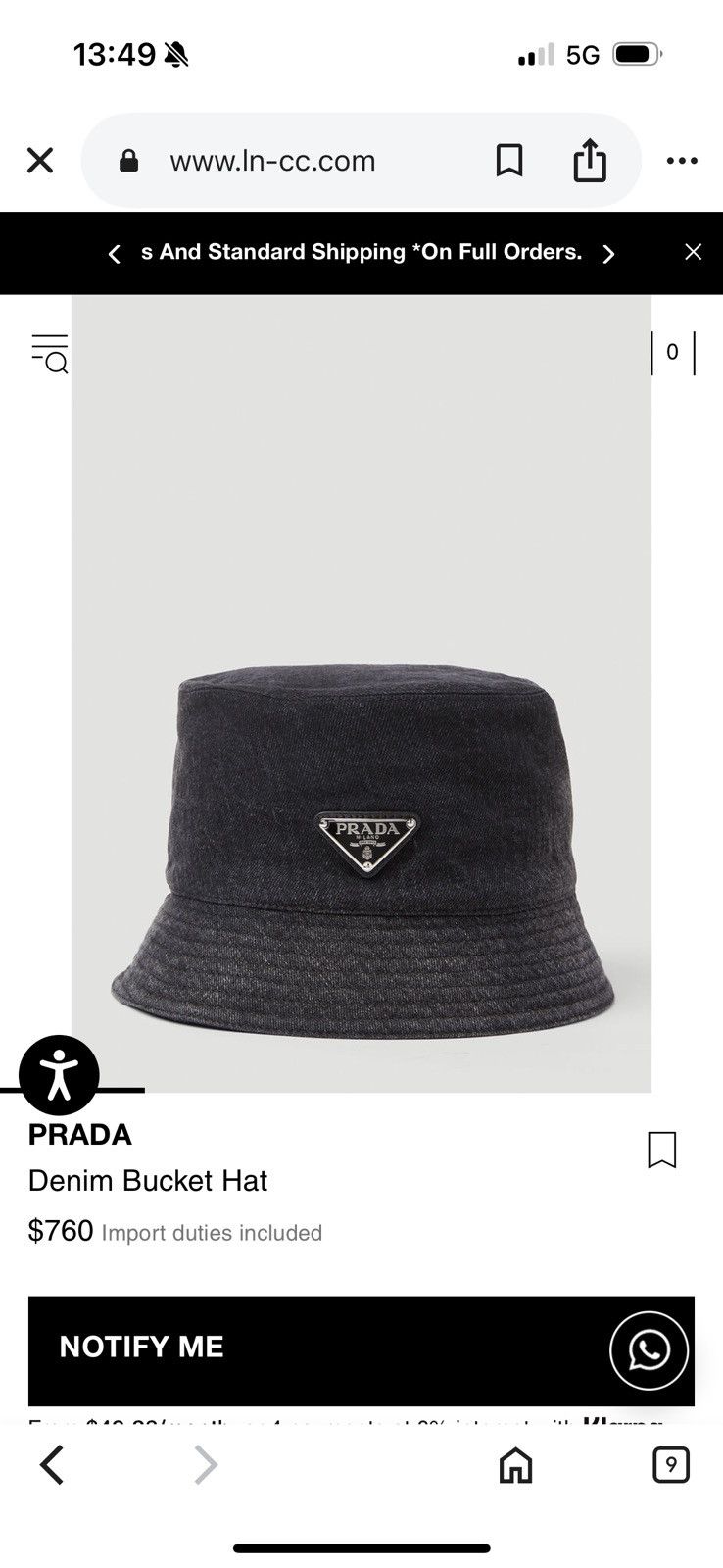 Prada Prada bucket hat see all photos and description carefully Size ONE SIZE - 22 Thumbnail