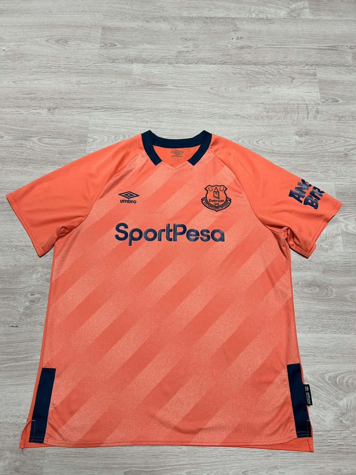Umbro Everton Football Shirt Umbro Away Top 2019/20 Men's Size US XL / EU 56 / 4 - 1 Thumbnail