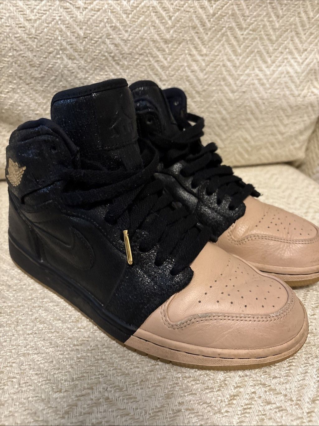 Nike Nike Air Jordan 1 Retro Premium High Top Sneakers Dipped Size US 8.5 / IT 38.5 - 1 Thumbnail