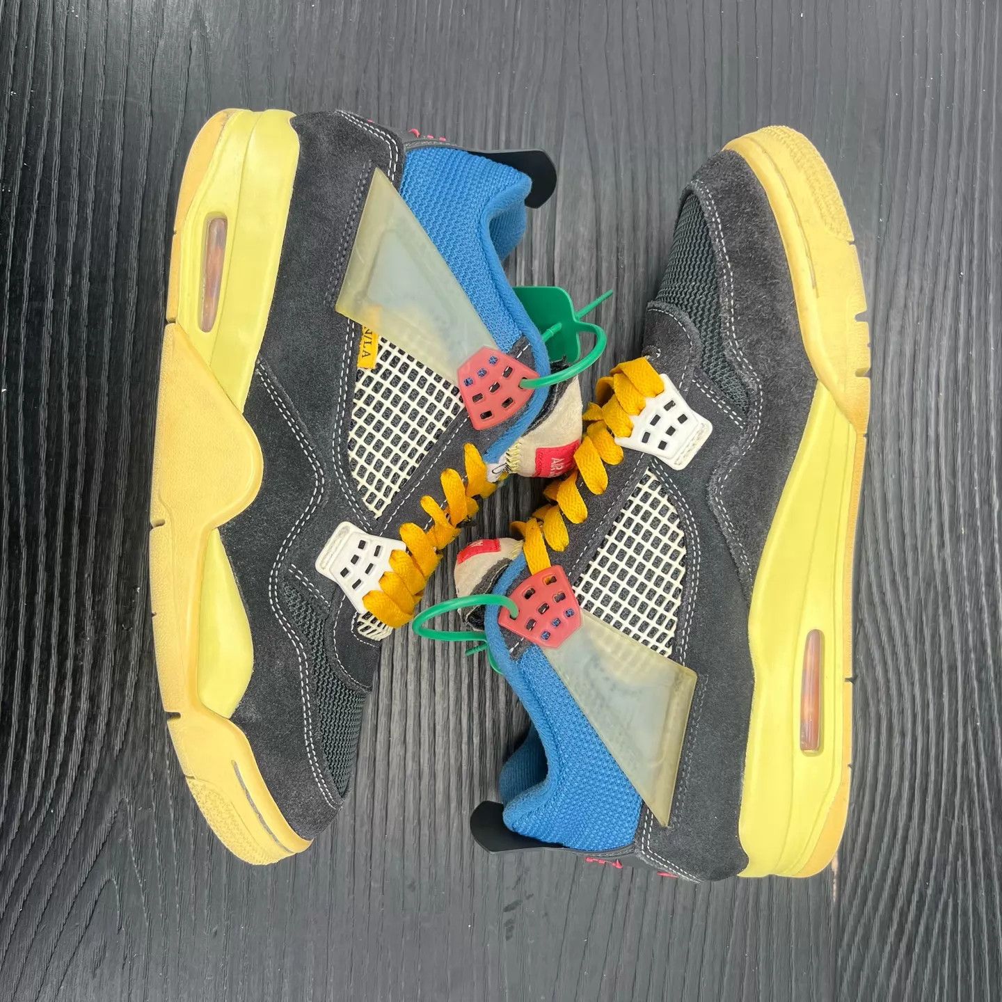 Nike AJ4 Union Black Blue 42 Box New Size US 9 / EU 42 - 2 Thumbnail