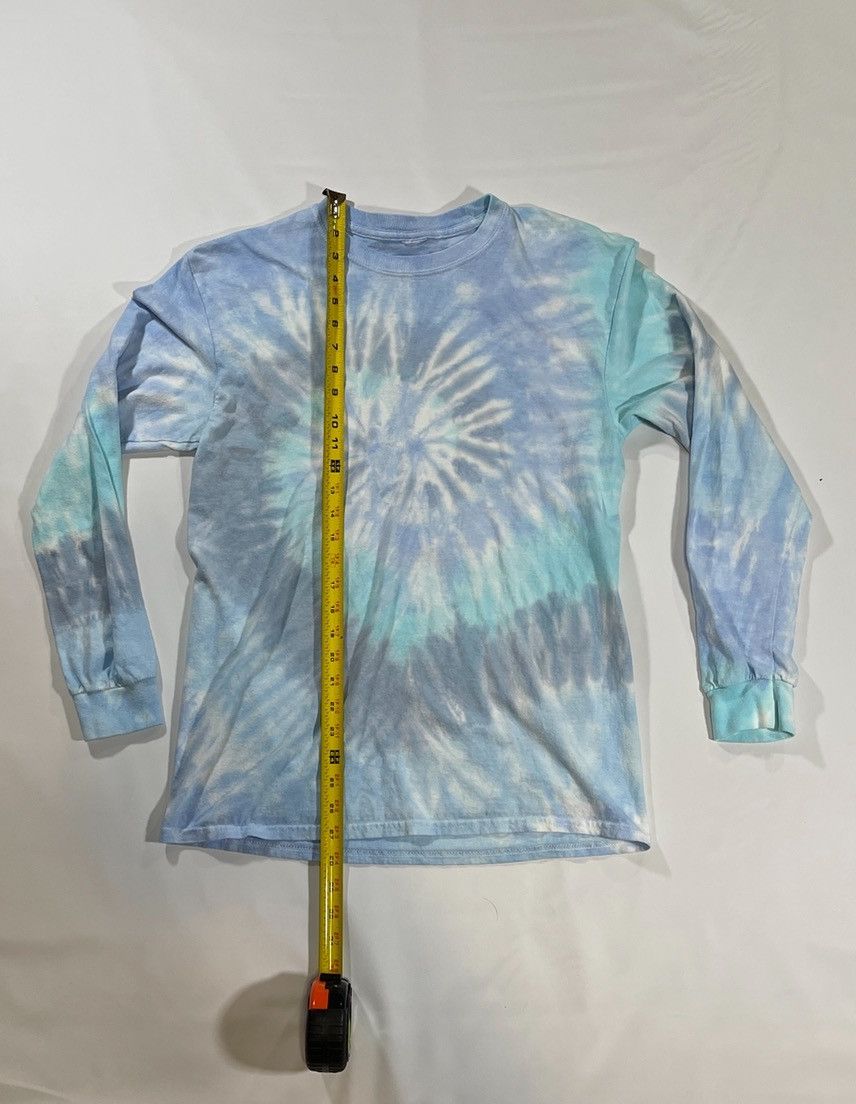 Vintage Vintage Sky Blue Tie Dye Long Sleeve Shirt Size US L / EU 52-54 / 3 - 1 Thumbnail