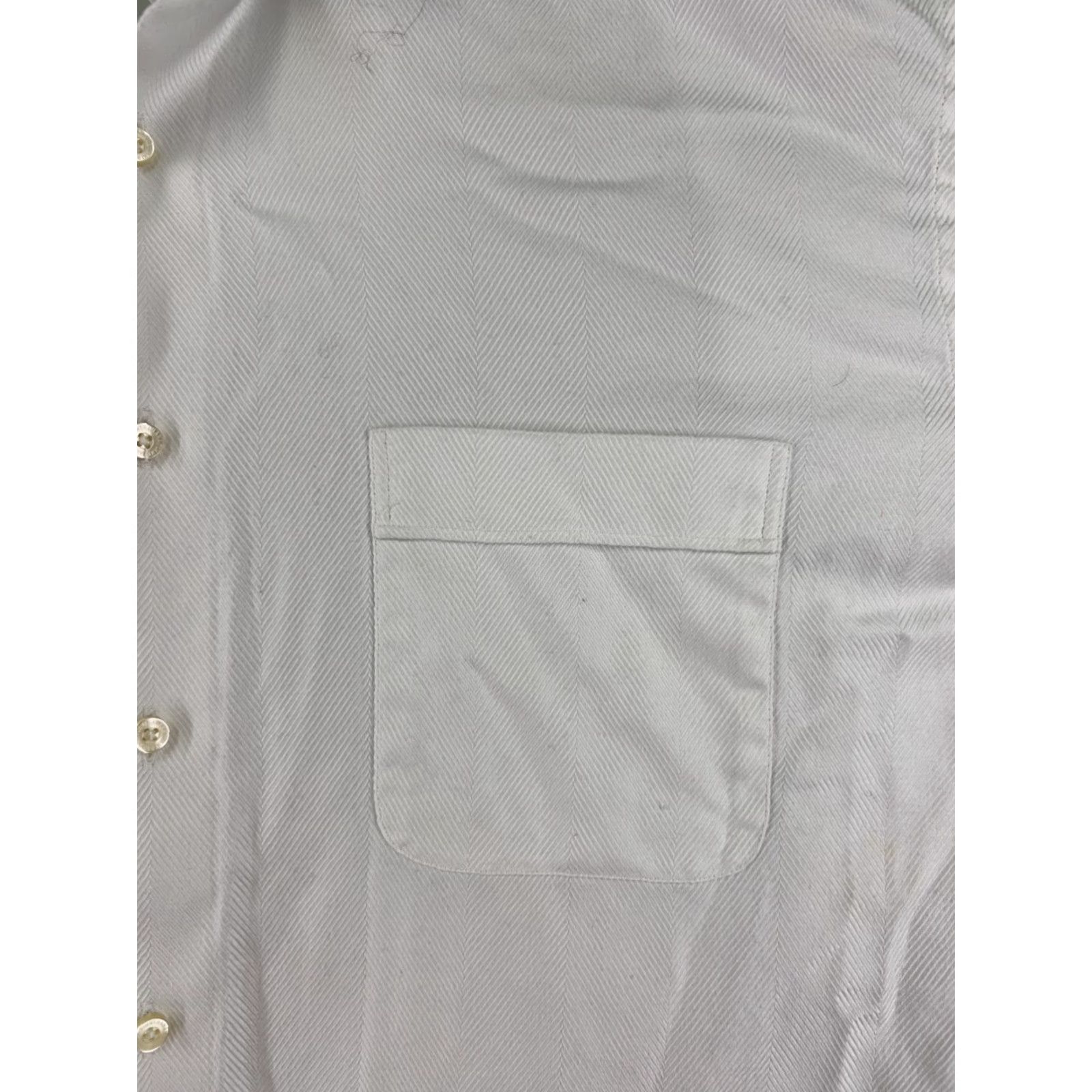 Tommy Bahama VINTAGE Tommy Bahama Shirt Men White Long Sleeve Button-Up Herringbone 16.5 Casual, Resort, Aloha, Hawaiian, Beach Mens Size US XL / EU 56 / 4 - 6 Thumbnail
