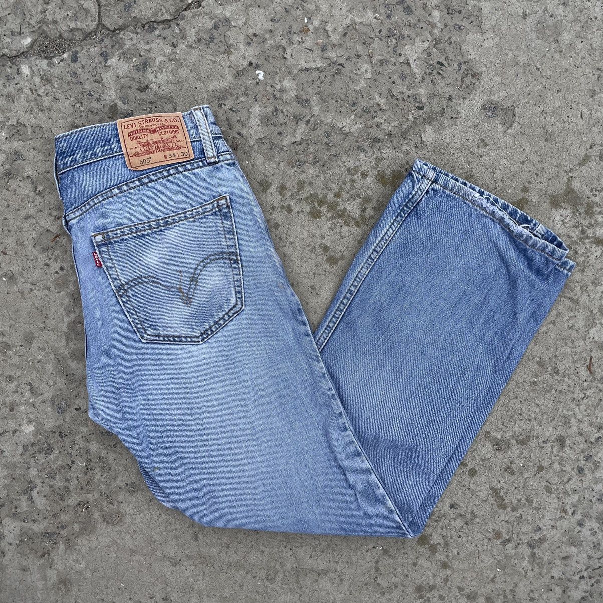 Levi's × Vintage Vintage Levi’s Jeans 505 W34xL30 Y2K Pants 90s Trousers Size US 34 / EU 50 - 1 Thumbnail