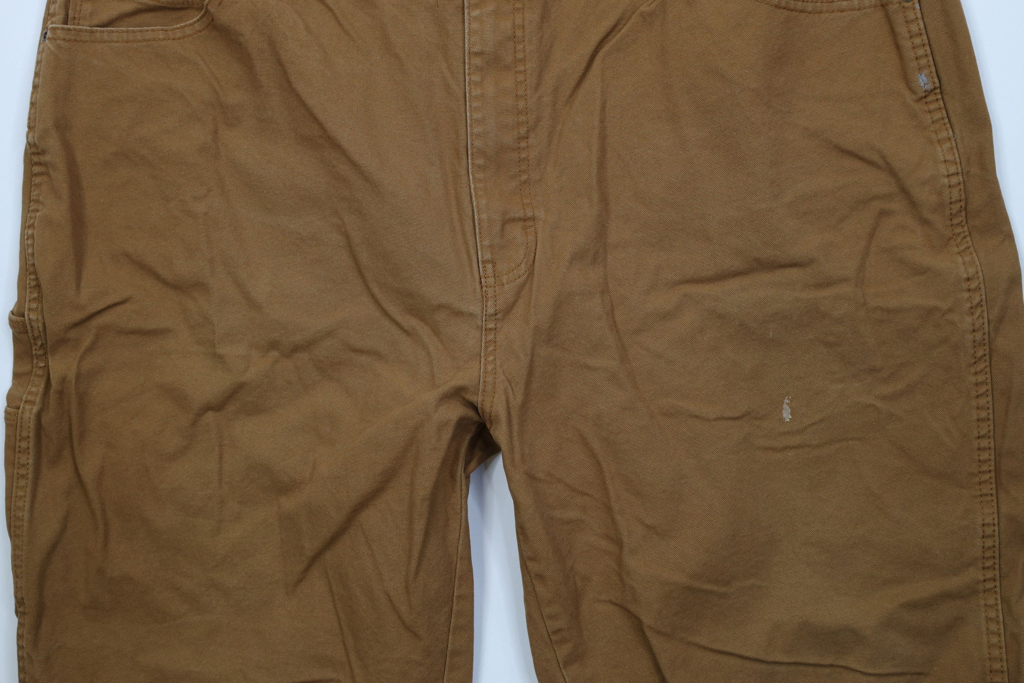 Dickies Vintage Y2K Dickies Canvas Dungaree Shorts Duck Brown Size US 42 / EU 58 - 3 Thumbnail