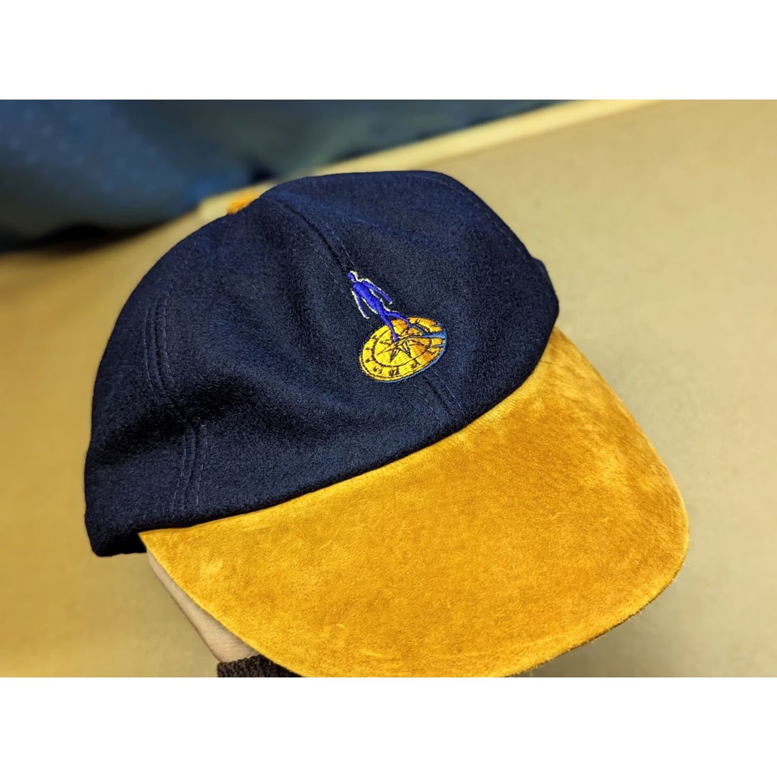 Vintage H2O Baseball Cap One Size Adjustable Fleece Blue Brown Hat Mens Womens Adults Unisex Casual Breathable Water Resistant Polyester Hat Size ONE SIZE - 3 Thumbnail