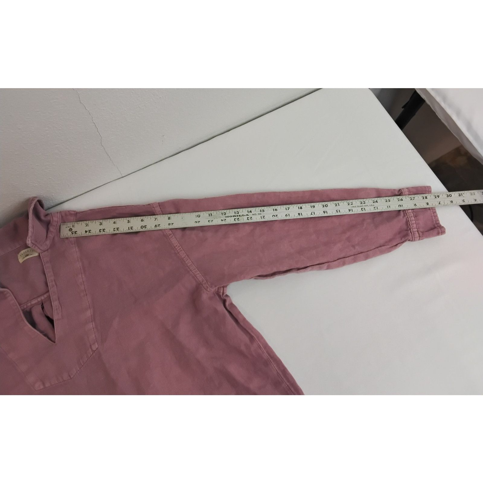 Faherty Faherty Top Women's M Pink Long Sleeve Organic Cotton Blend Size M / US 6-8 / IT 42-44 - 7 Thumbnail