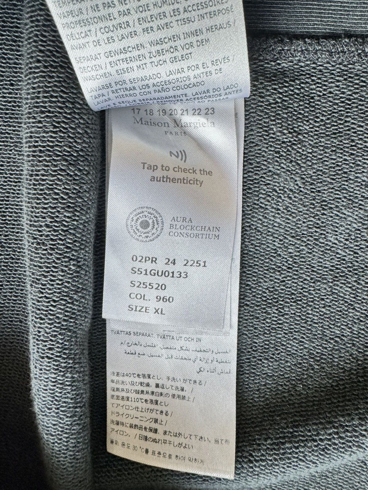 Maison Margiela Maison Margiela Embroidered Hoodie Size US XL / EU 56 / 4 - 5 Thumbnail