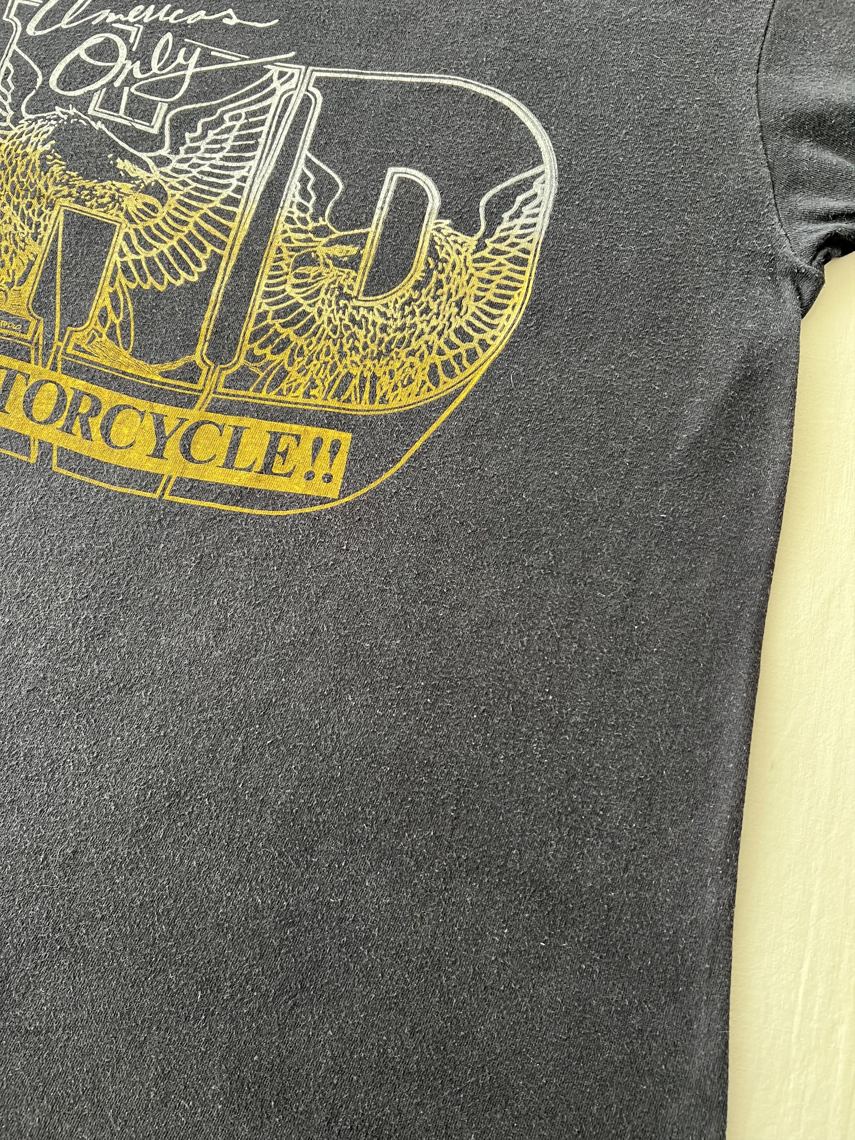Harley Davidson Vintage 70s 80s Harley Davidson Oshkosh Wisconsin USA Tshirt Size US M / EU 48-50 / 2 - 9 Thumbnail
