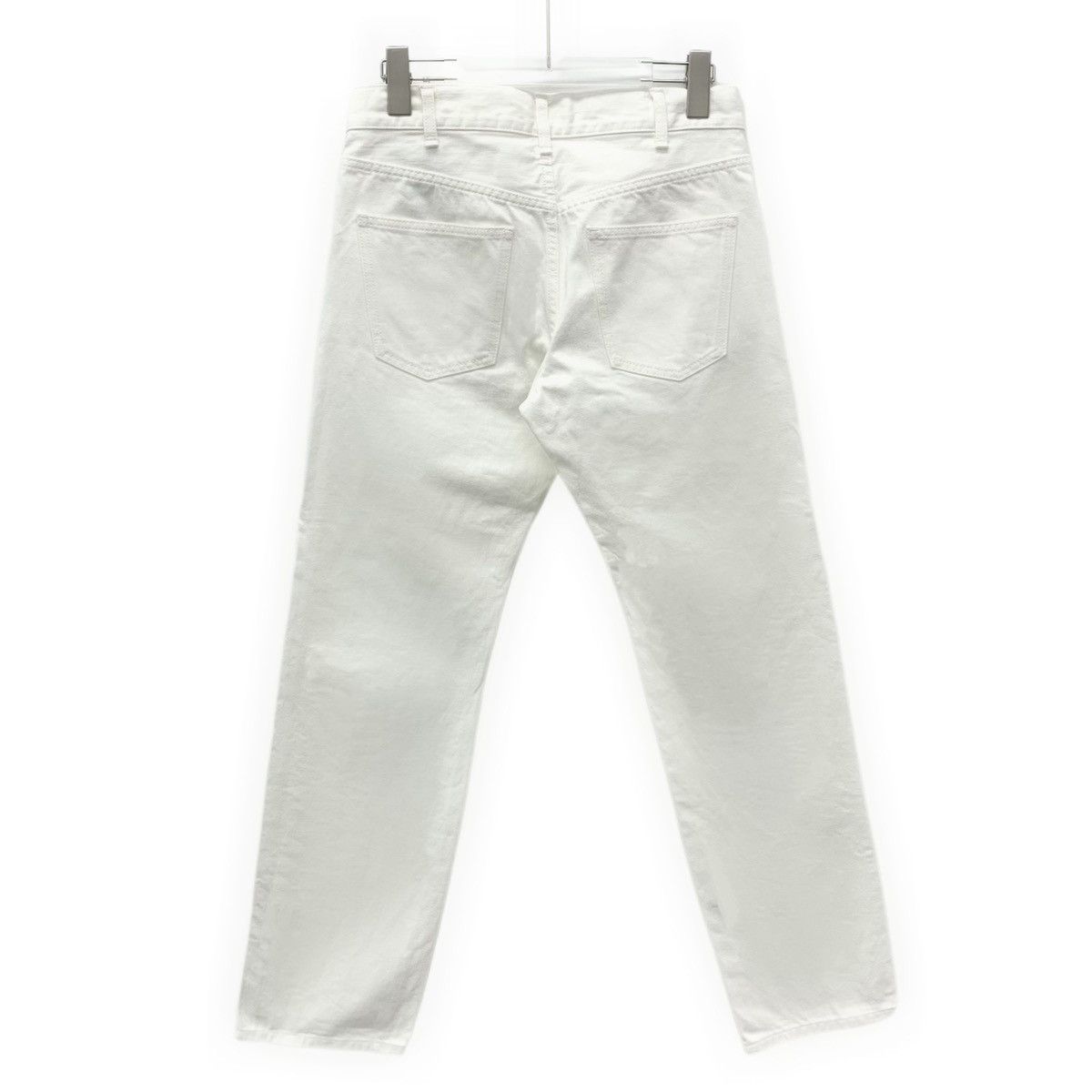 Dior Dior White Cotton Straight Leg Pants K26WX Size 28" / US 6 / IT 42 - 2 Thumbnail