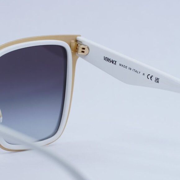 Versace Versace VE2278D 314/8G Sunglasses White Square Frame, Grey L Size ONE SIZE - 7 Thumbnail