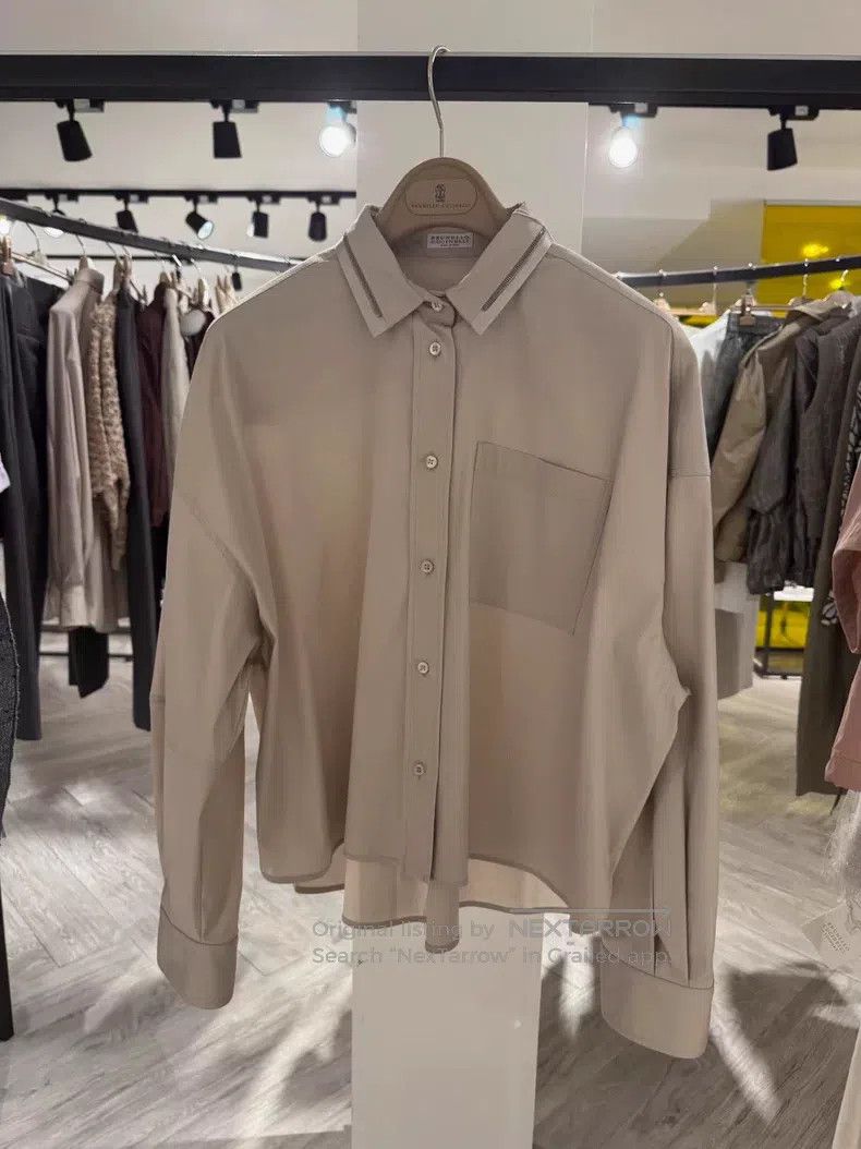 Brunello Cucinelli Brunello Cucinelli Blouse Size S / US 4 / IT 40 - 1 Thumbnail