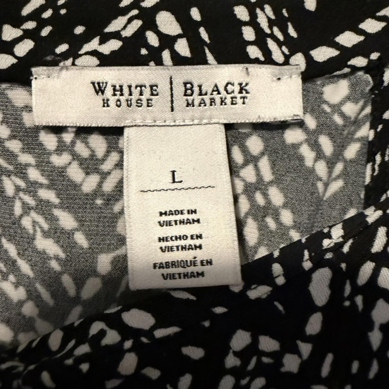 Other White House Black Market Patterned Sleeveless Top Size Large Size L / US 10 / IT 46 - 2 Thumbnail