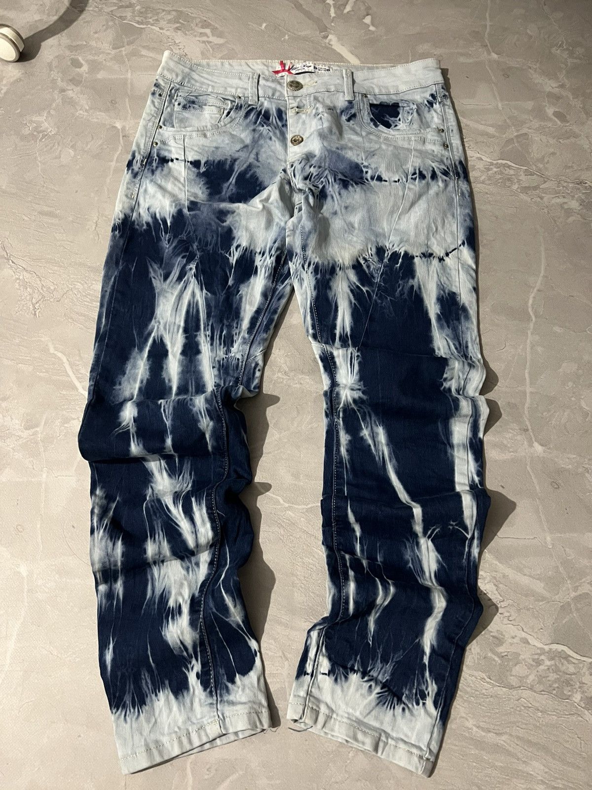 Japanese Brand Distressed Slim Sexy Fit / Number Nine Style Rare / Archive Size US 32 / EU 48 - 1 Thumbnail