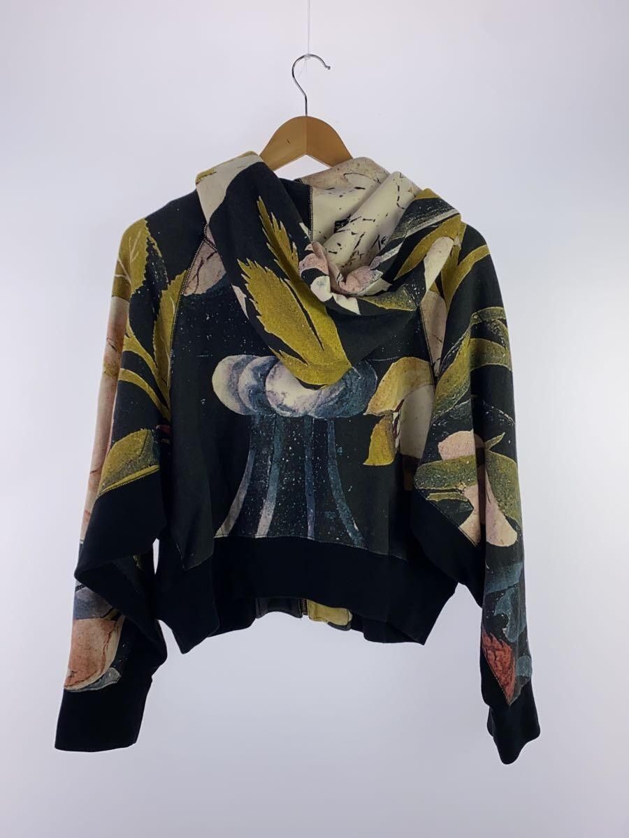 Vivienne Westwood Floral Wide Cropped Orb Zip Hoodie Size M / US 6-8 / IT 42-44 - 2 Thumbnail