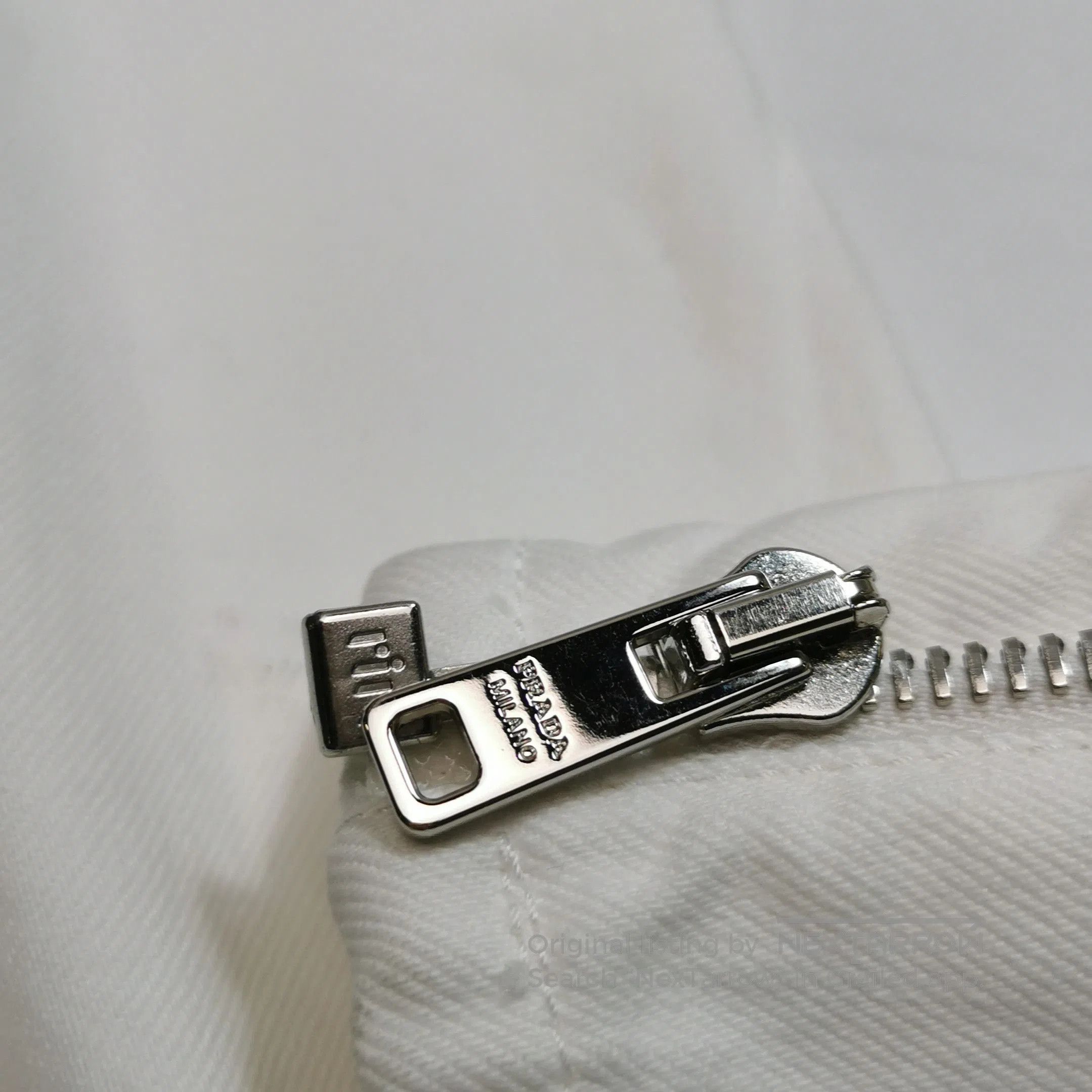 Prada Prada Cotton Zip Long Pants for Women . Size 26" / US 2 / IT 38 - 8 Thumbnail