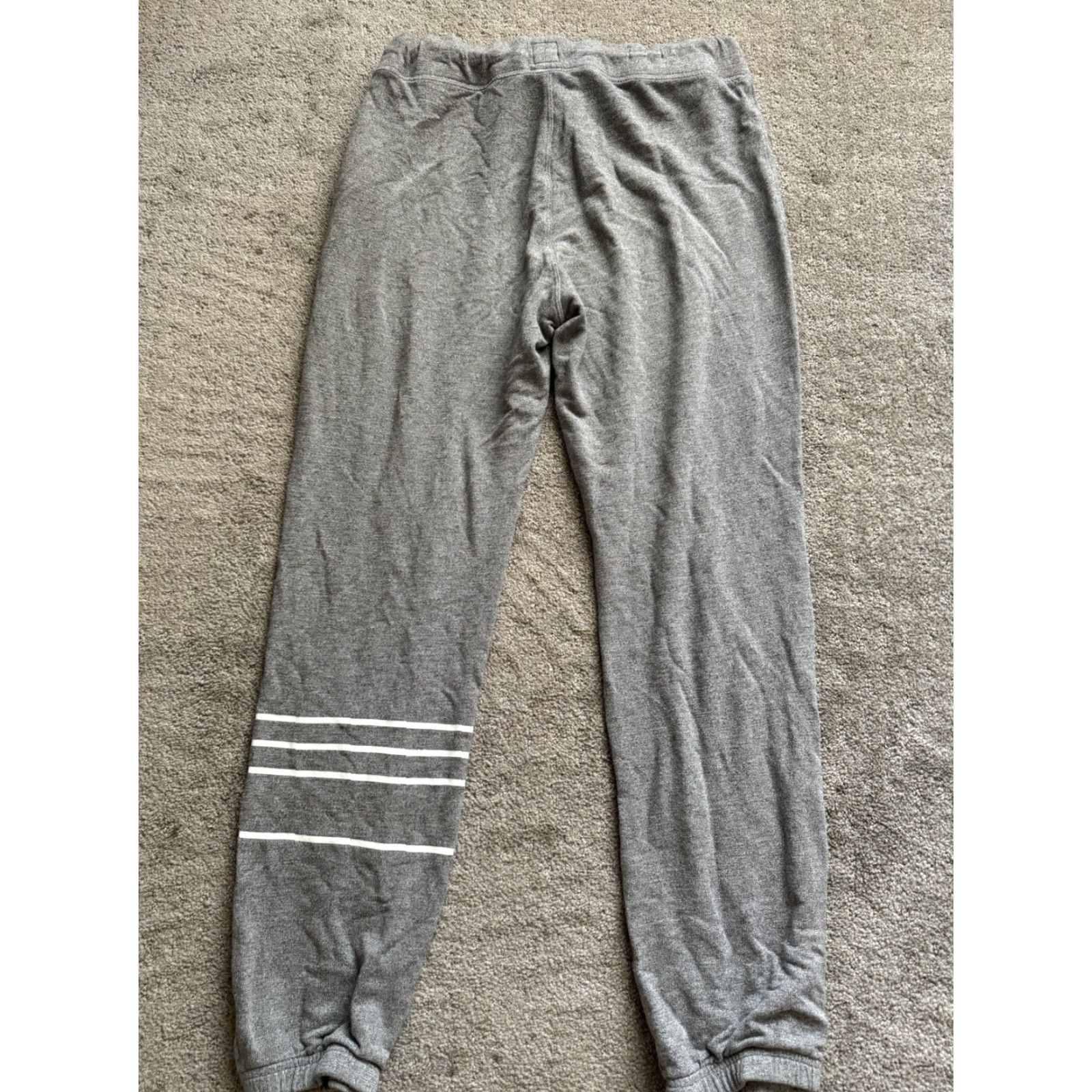 Gap VINTAGE Gap Women's Sweatpants Tapered Lounge Pants Fall Winter Spring Summer Activewear Size Small Gray Logo Athleisure Size 28" / US 6 / IT 42 - 5 Thumbnail