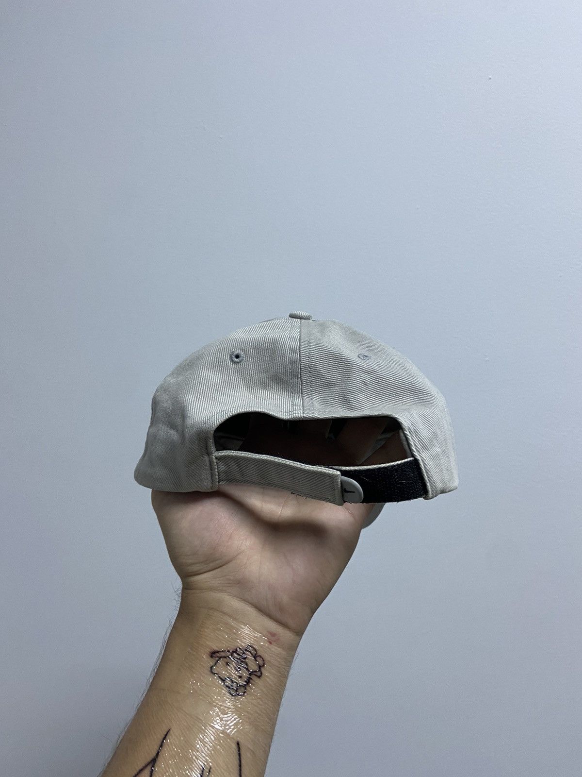 Nike × Vintage Nike Cap Vintage Small Logo Skate Y2K Style Drill Size ONE SIZE - 4 Thumbnail