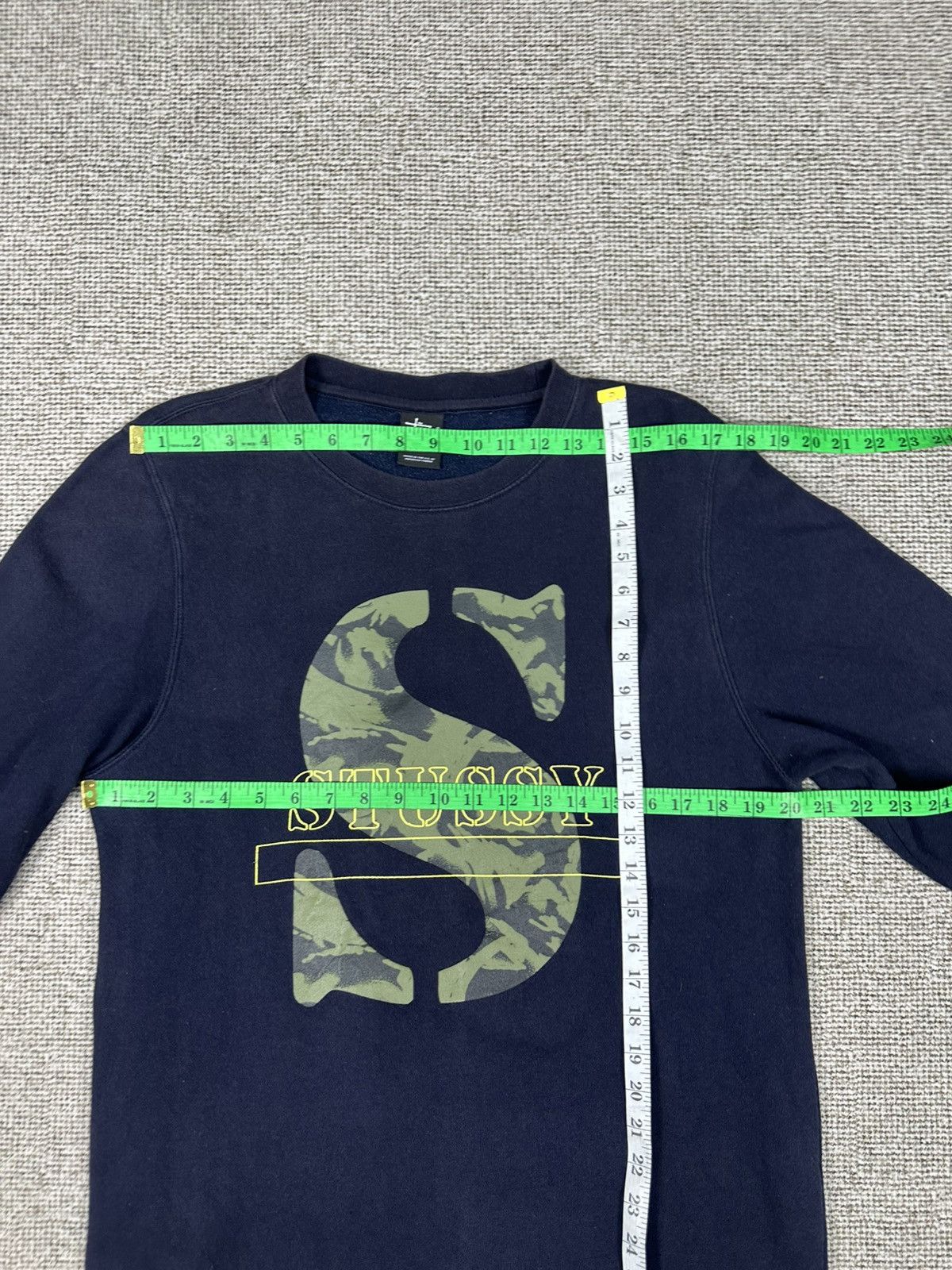 Stussy Stussy Camo Logo Crewneck Sweatshirt Z333 Size US M / EU 48-50 / 2 - 5 Thumbnail