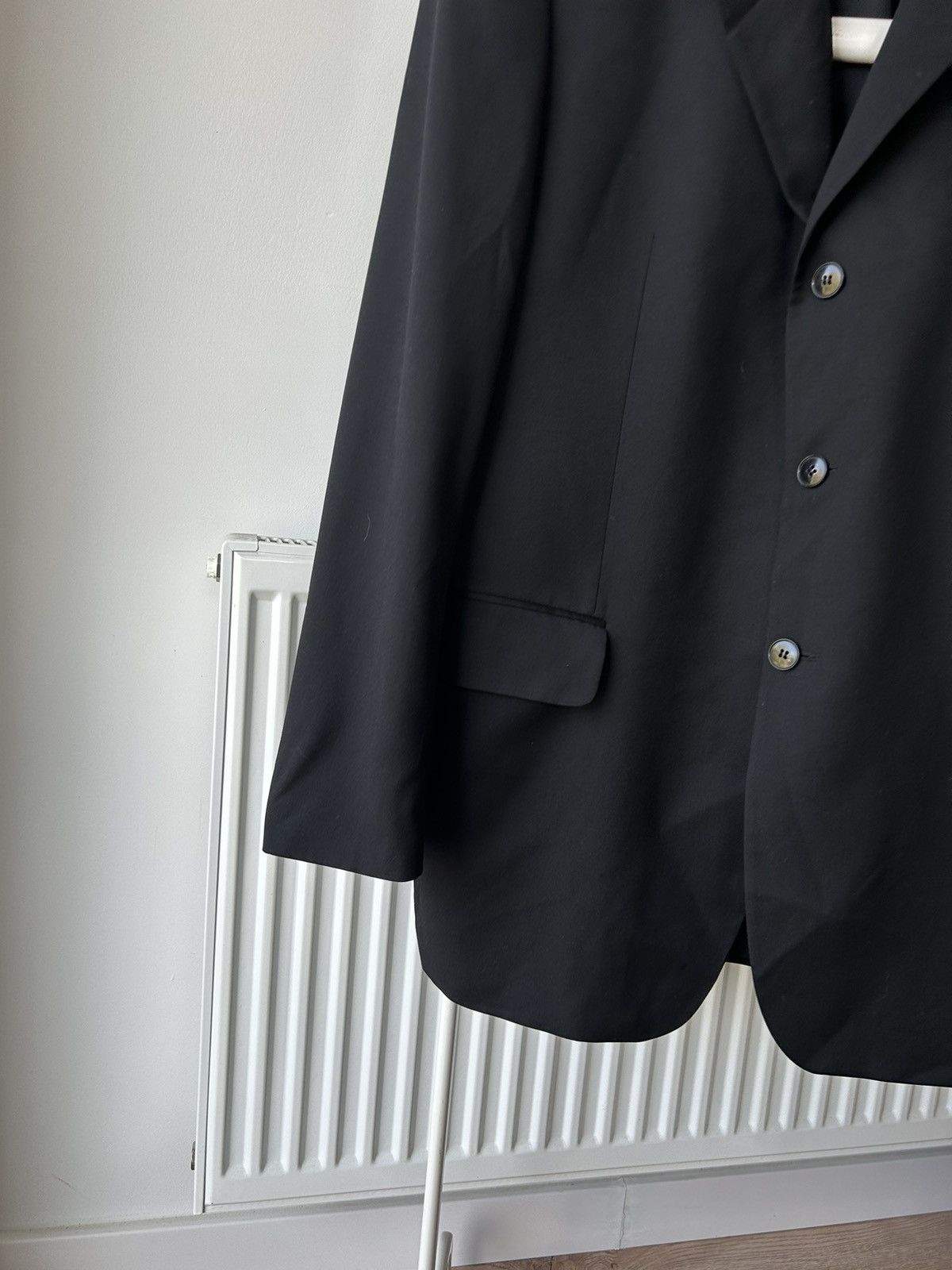 Vintage × Yves Saint Laurent Yves Saint Lauren Diffusion Hommes Double Breasted Blazer Size 54R - 2 Thumbnail