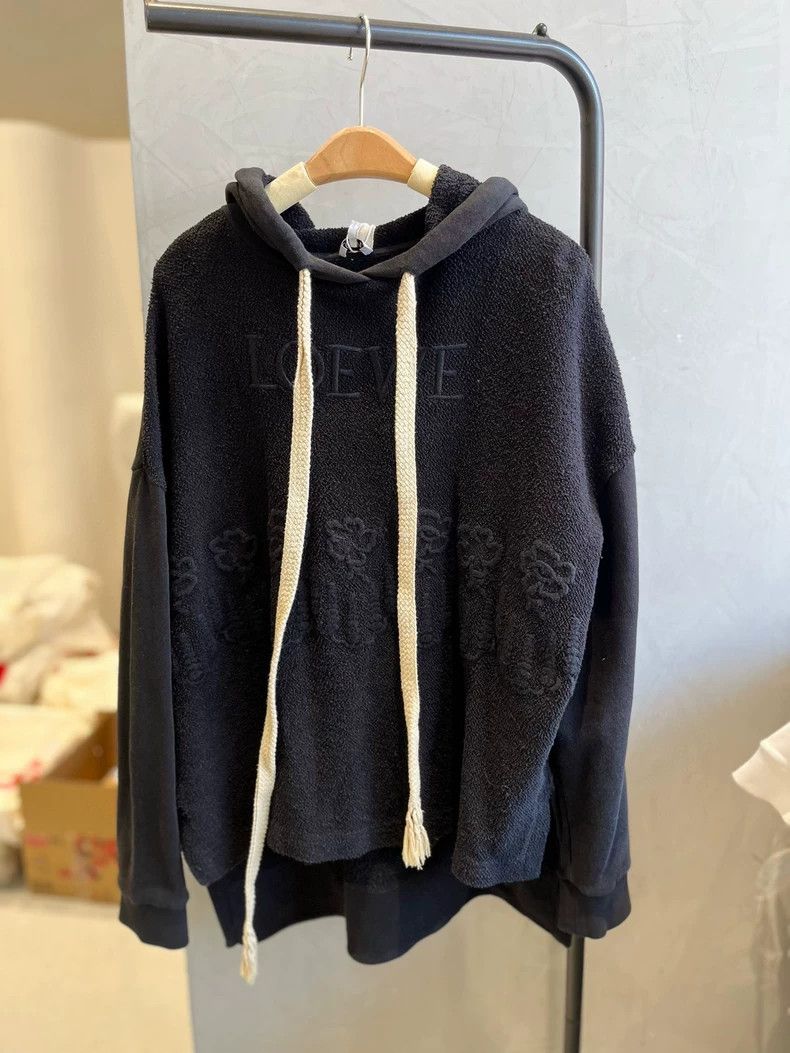 Loewe LOEWE Black hoodie Size S / US 4 / IT 40 - 1 Thumbnail