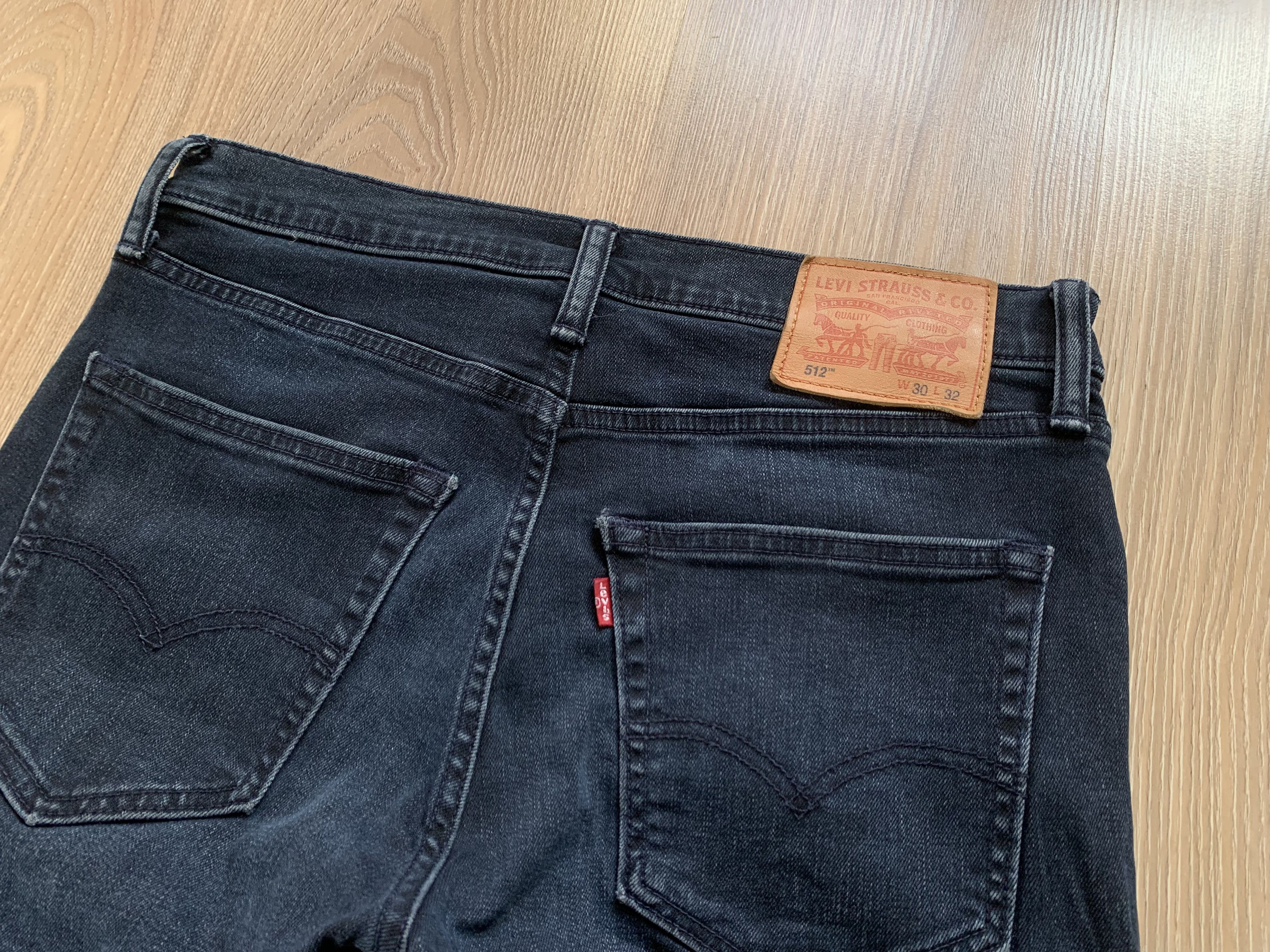 Levi's Levi's 512 Navy Blue Jeans Size US 30 / EU 46 - 8 Thumbnail