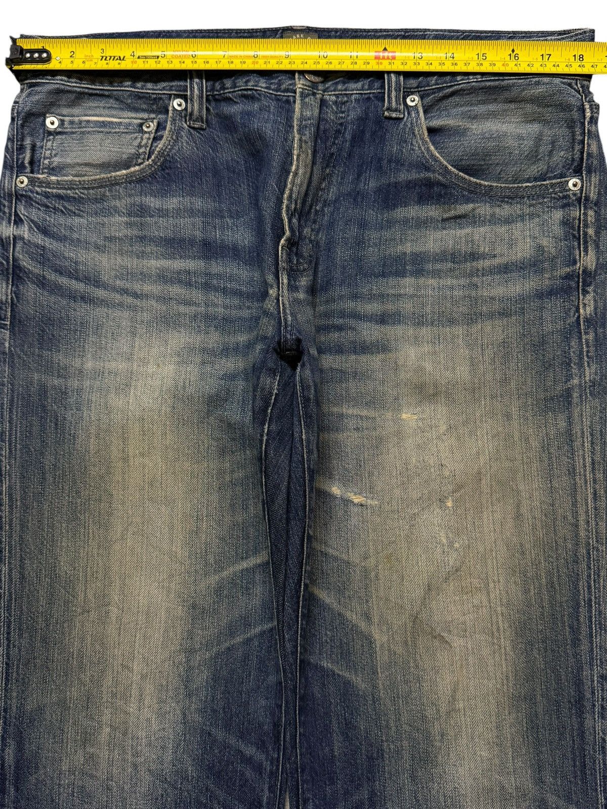 Sugar Cane Vintage Y2K Japanese Brand Mud Wash Whisker Straight Loose Size US 36 / EU 52 - 8 Thumbnail