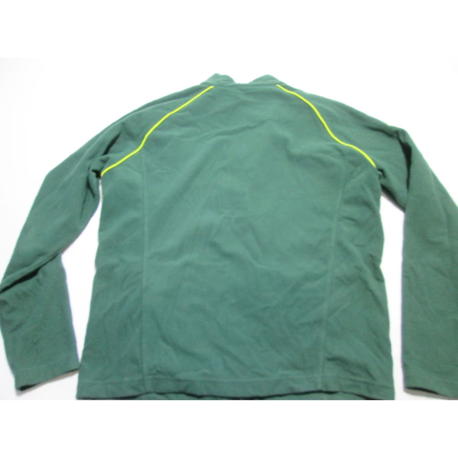Nike Nike Womens Track Jacket L Khaki External Active Outerwear Jacket with Pockets Long Sleeve Zip Closure Solid Pattern Sportswear Size L / US 10 / IT 46 - 2 Thumbnail