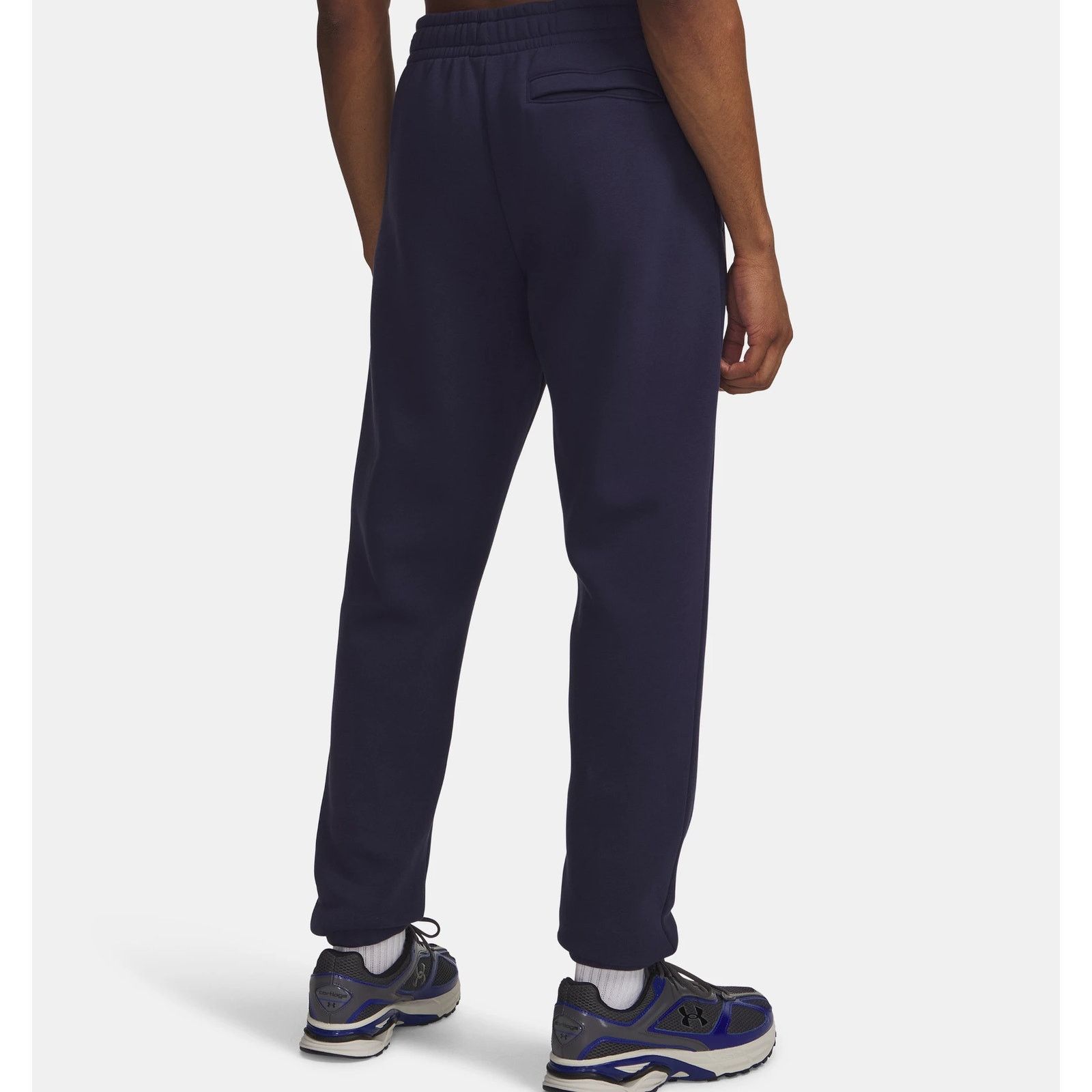 Under Armour NWT Under Armour UA Icon Fleece Men's Joggers in Navy Size US 32 / EU 48 - 2 Thumbnail
